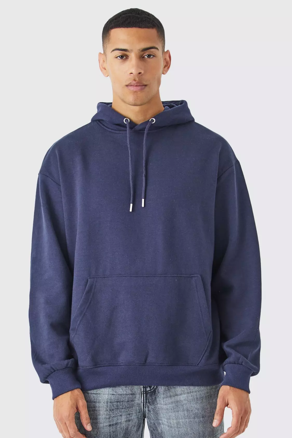 Dark navy essentials online hoodie