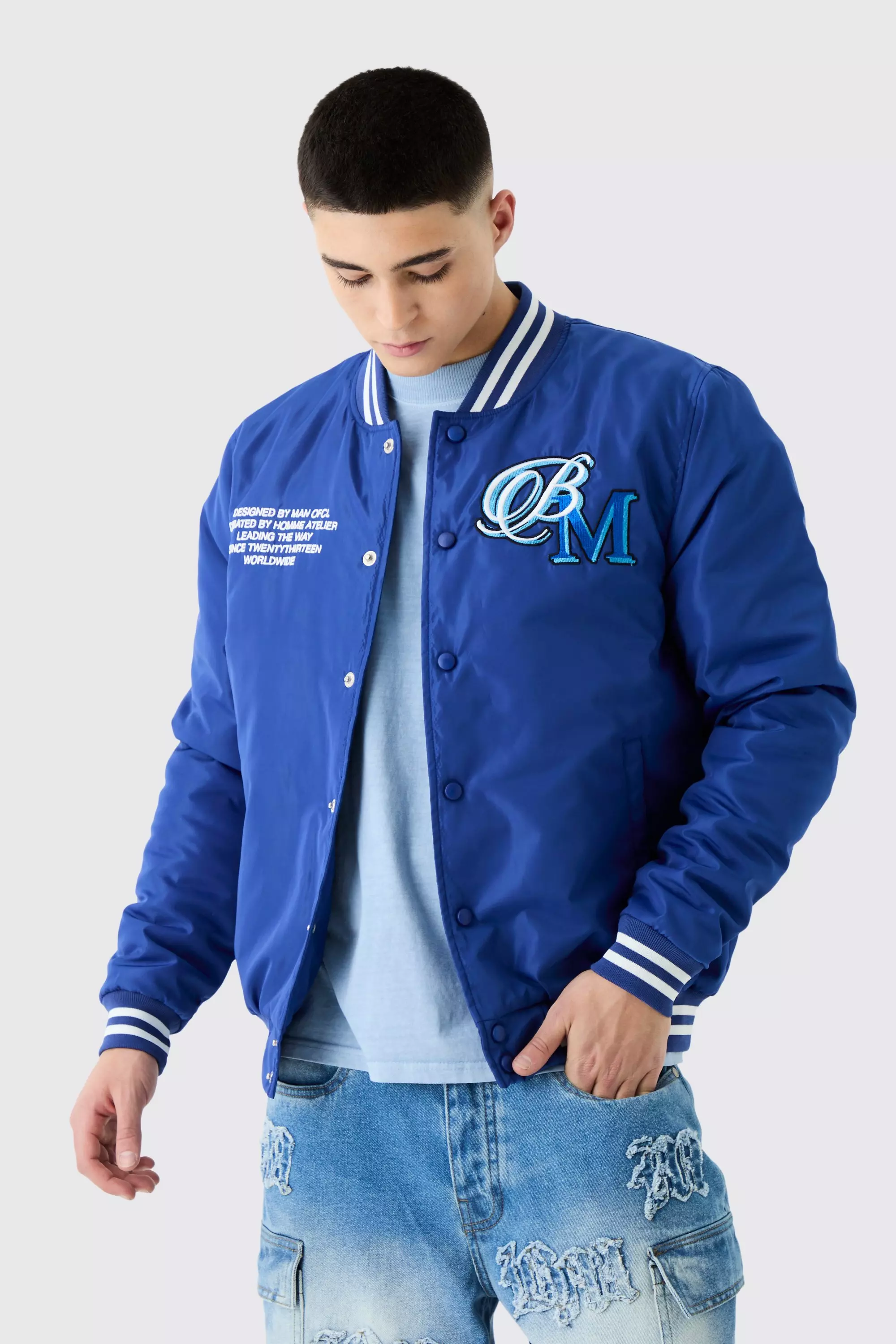 Nylon baseball online jacket