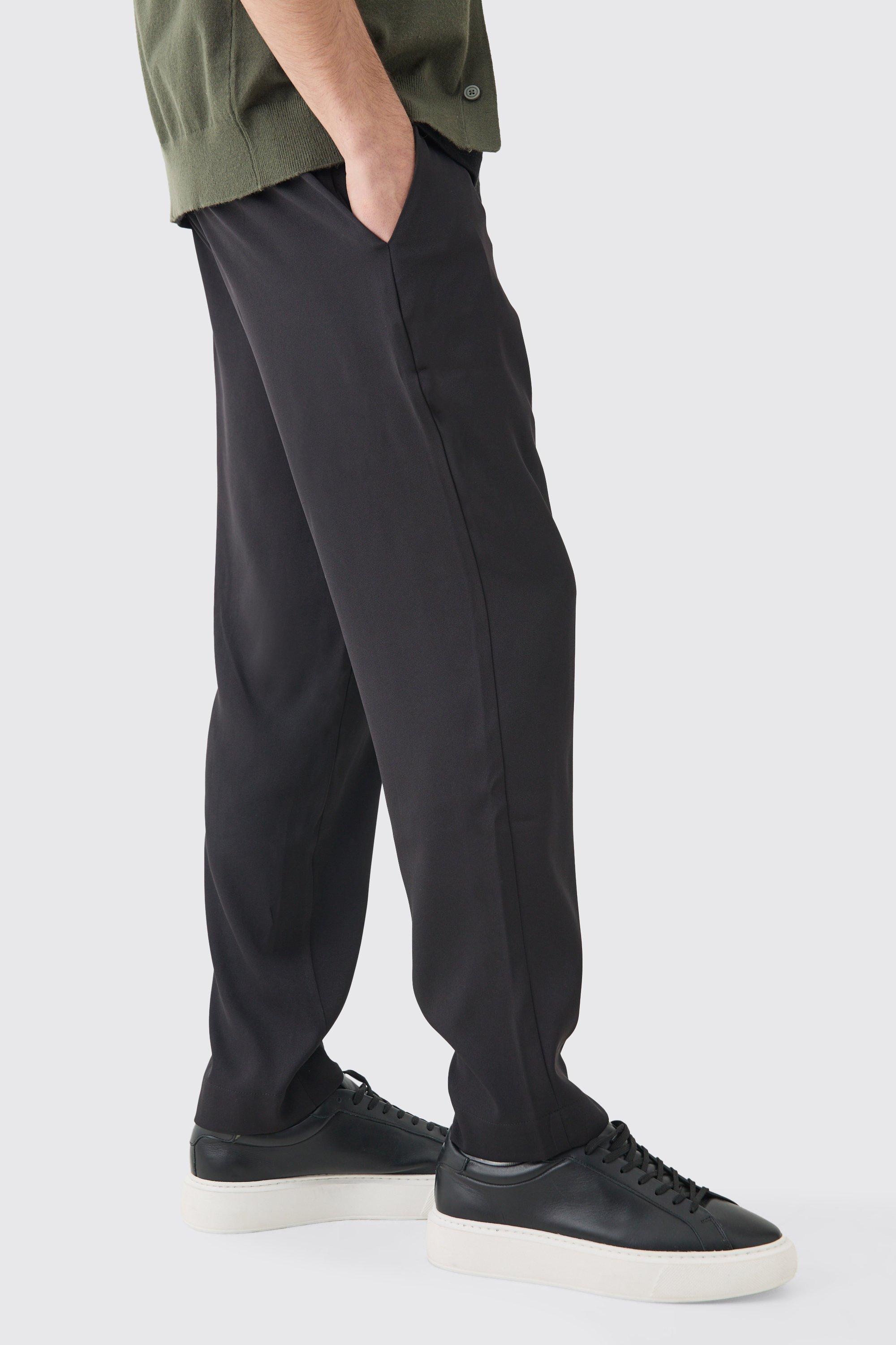 pantalon de costume court - mix & match homme - noir - 36, noir