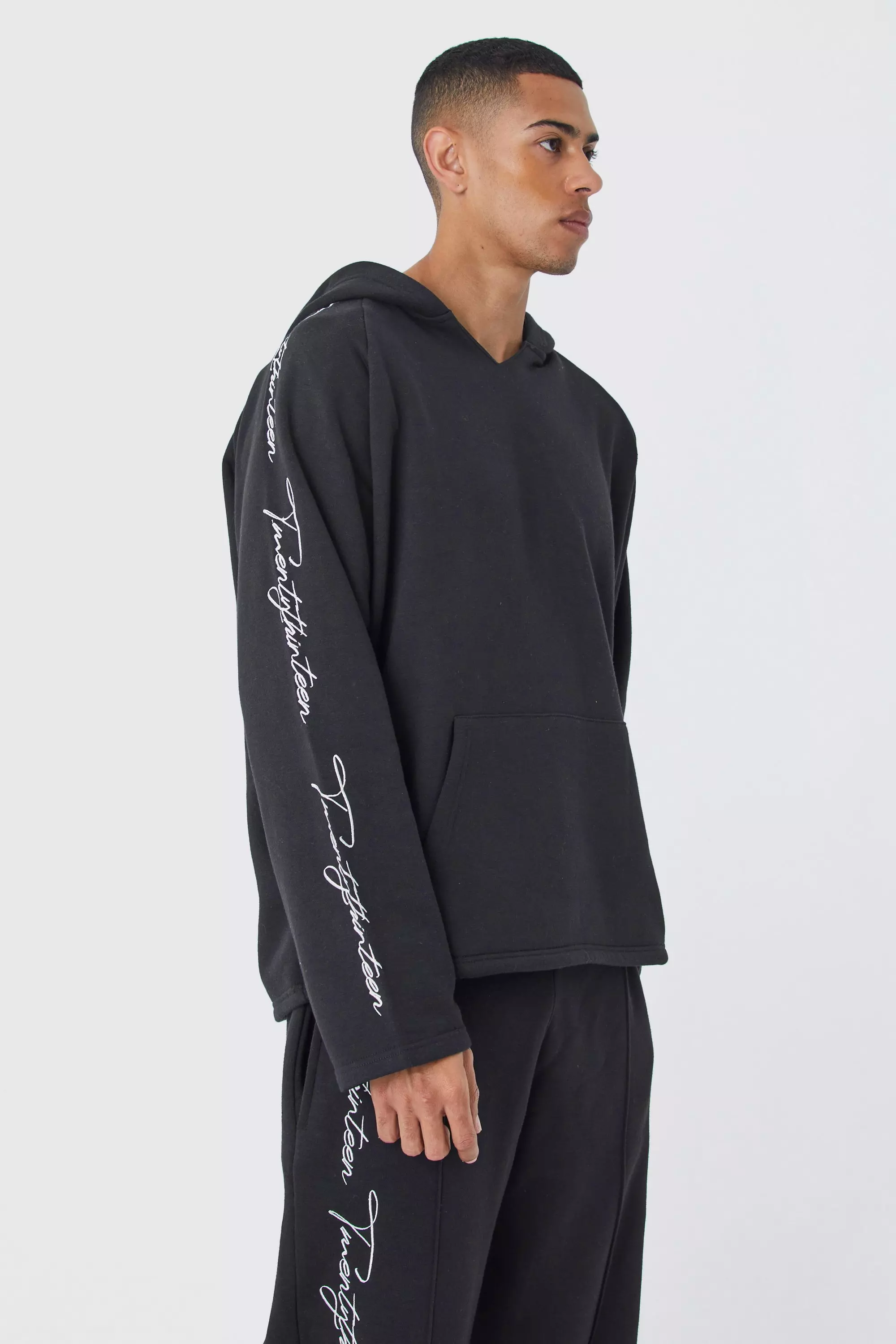 Boohooman best sale script tracksuit