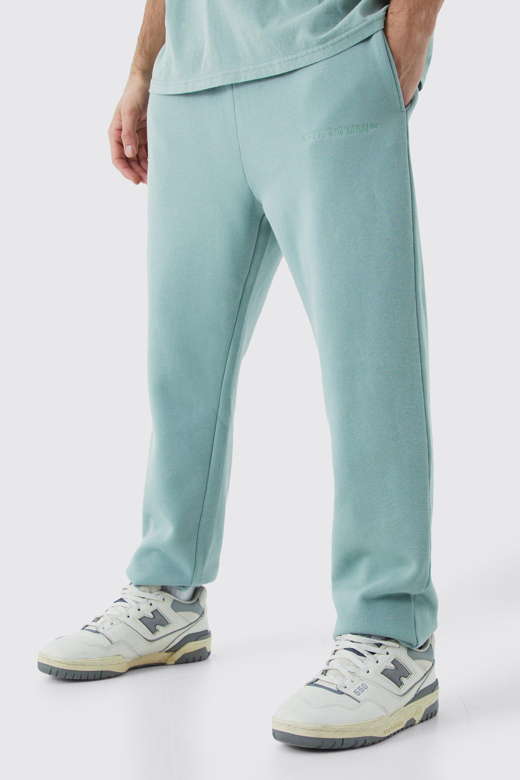 Image of Pantaloni tuta Core Fit Official slavati, Verde