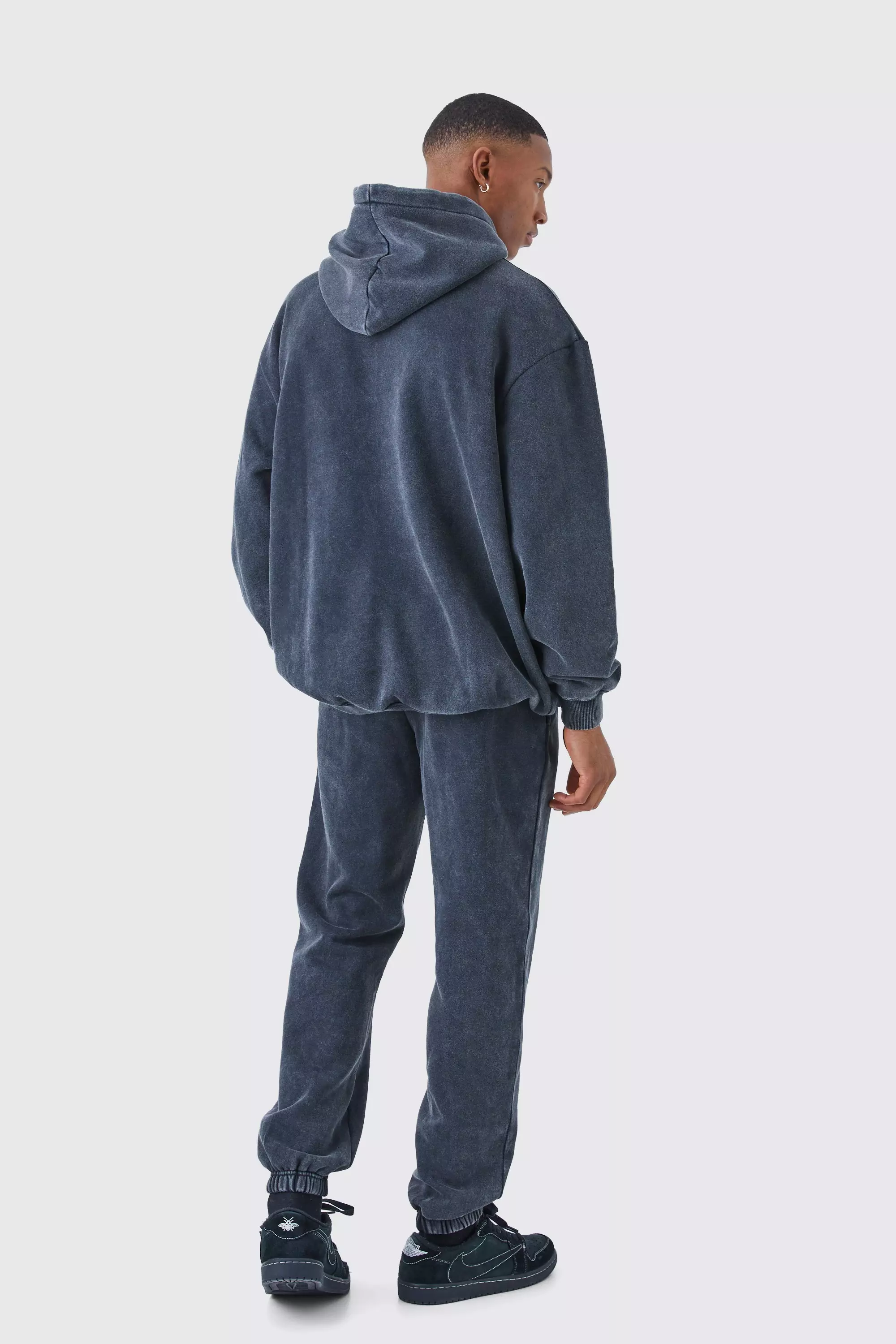 Charcoal acid wash online hoodie