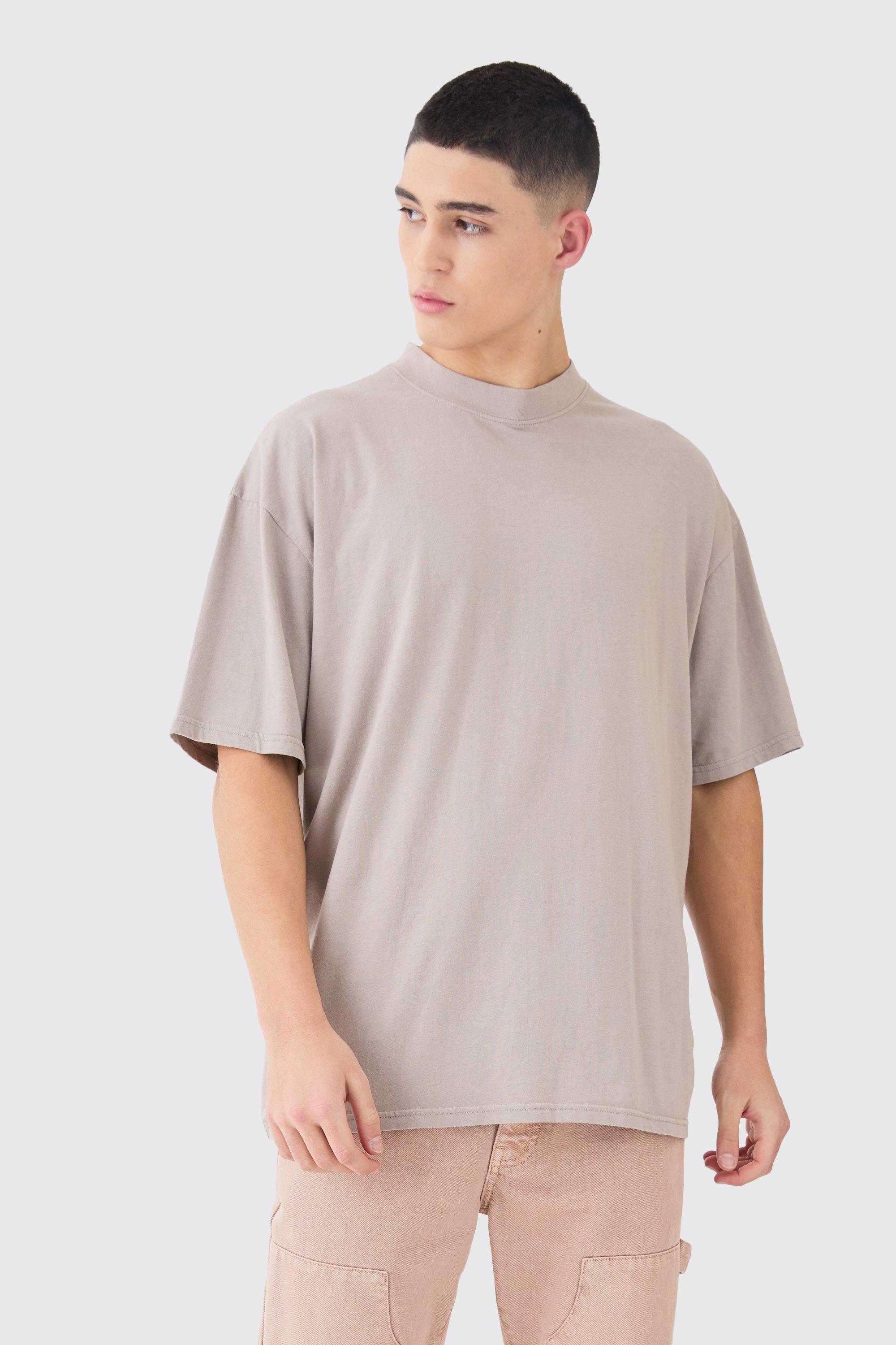Image of T-shirt oversize slavata, Beige