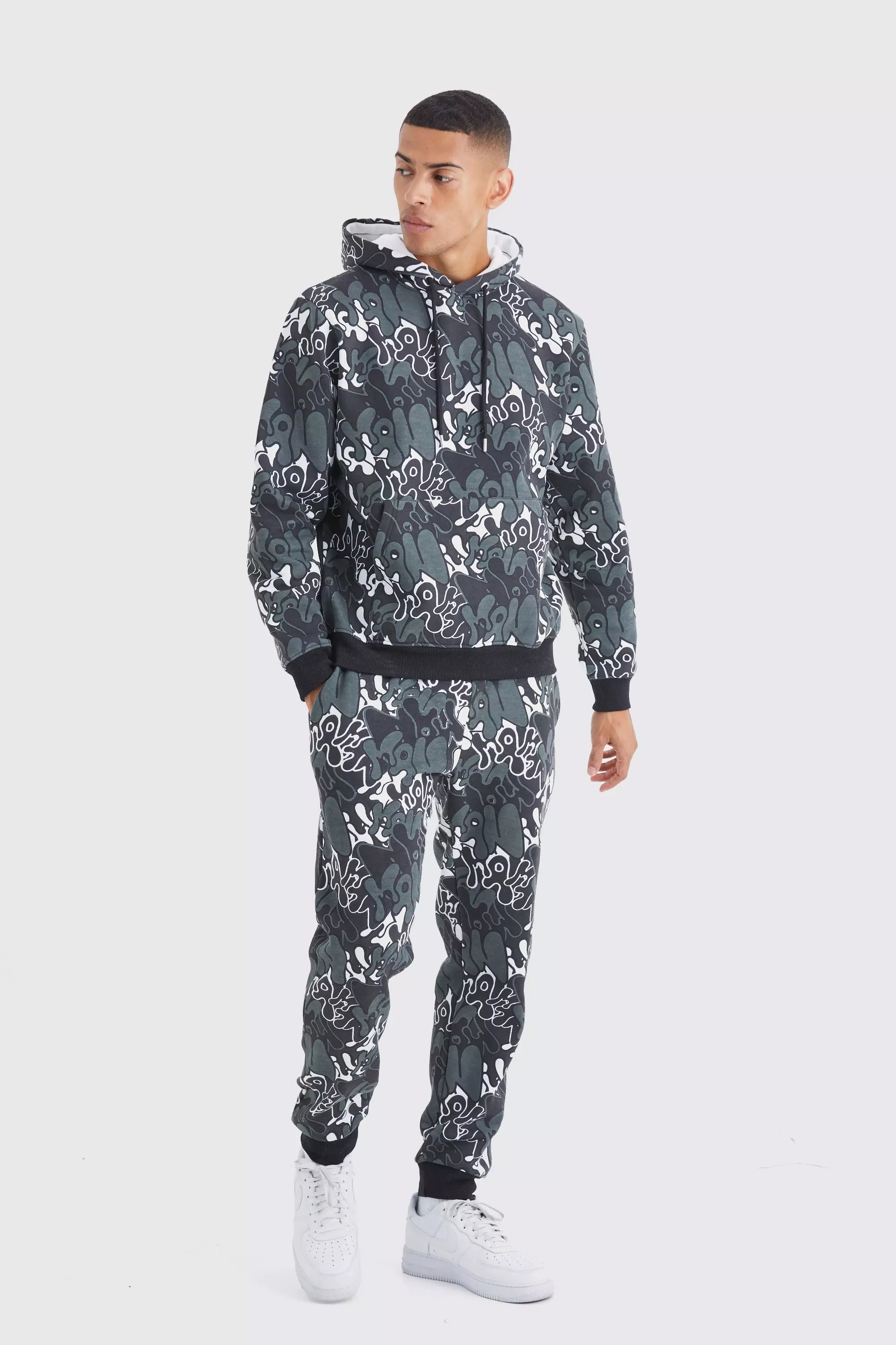 Grey camo nike tracksuit on sale