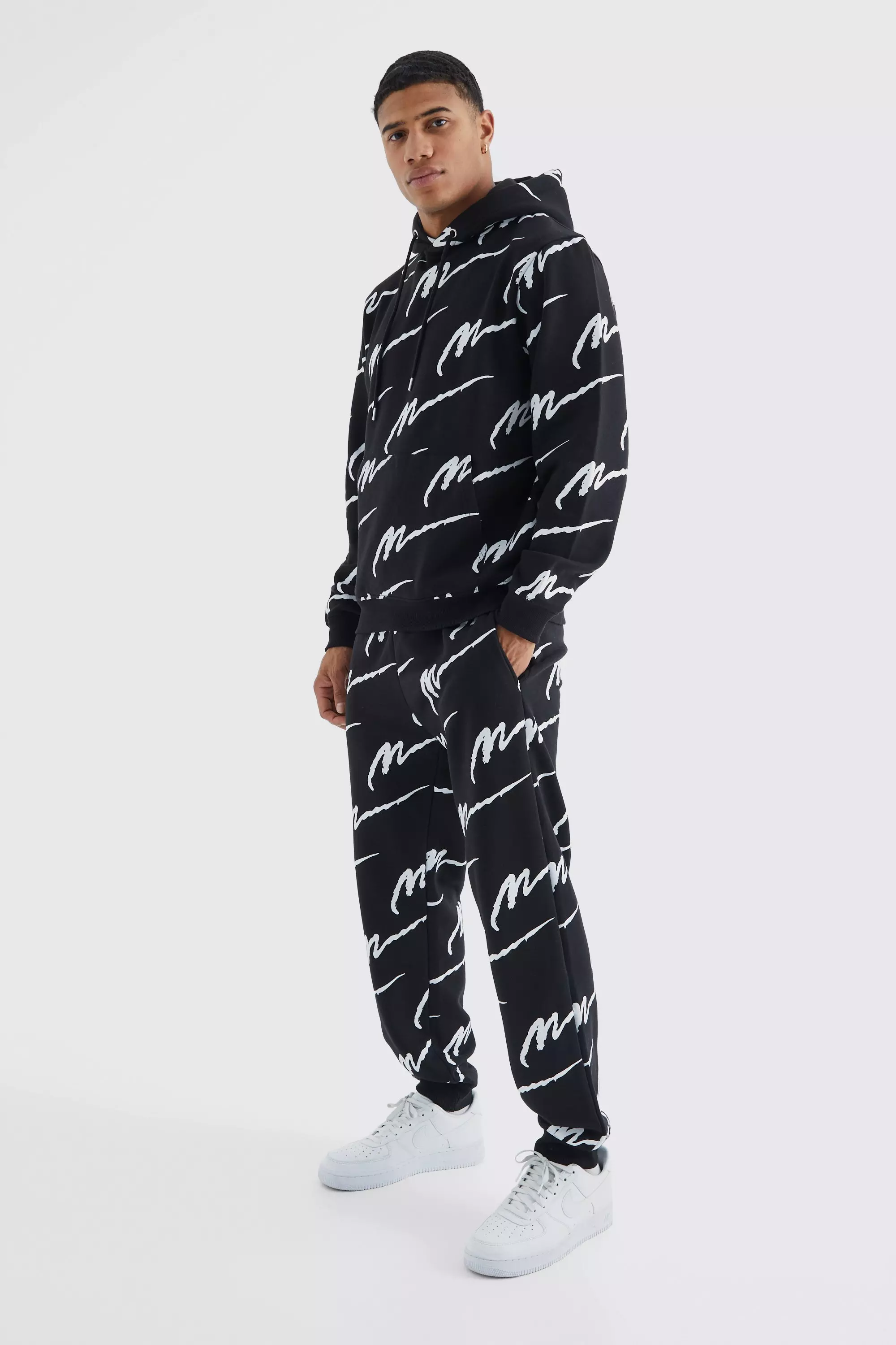 All over man printed 2024 tracksuit