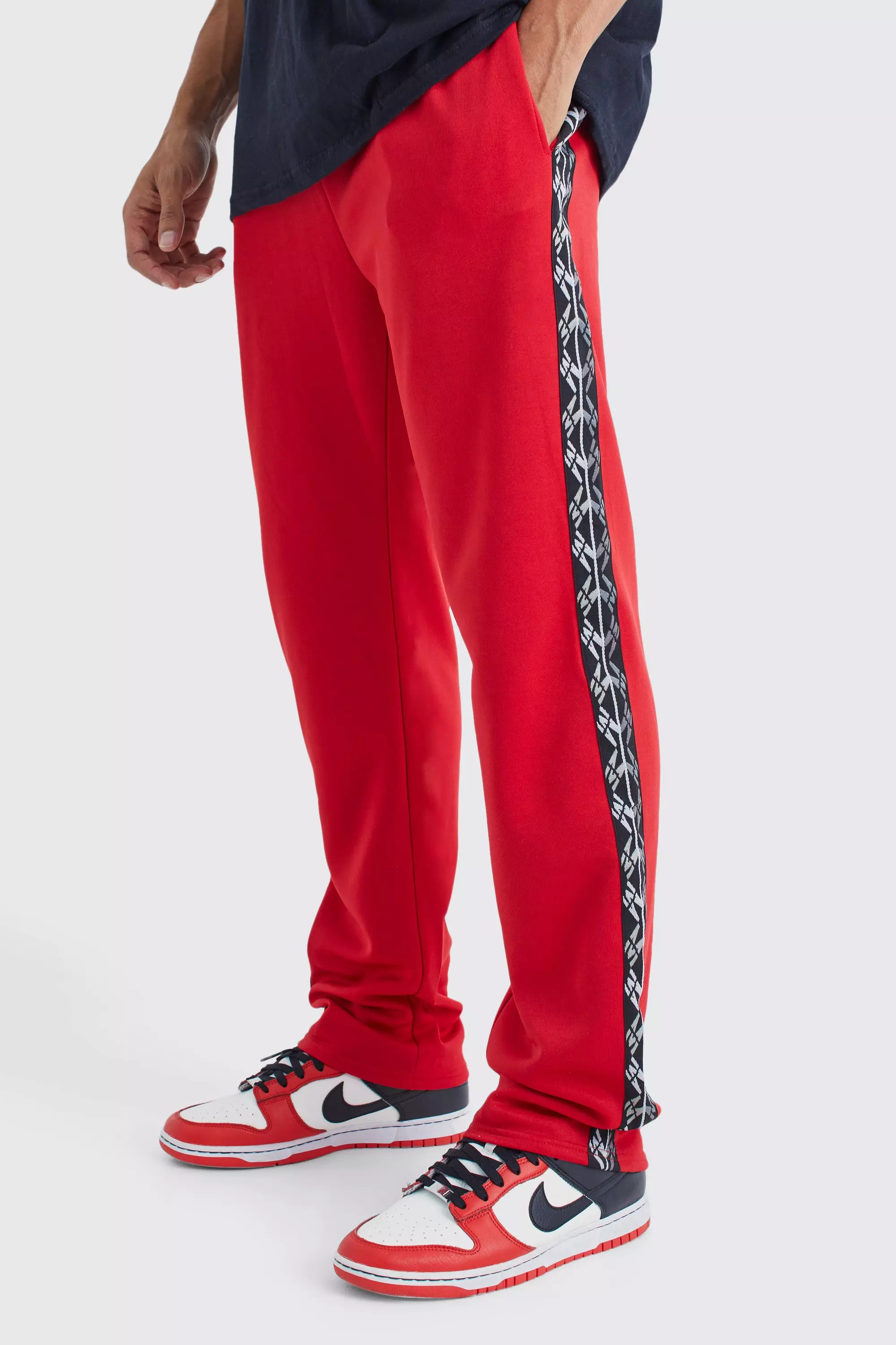 Regular Fit Tape Side Tricot Jogger