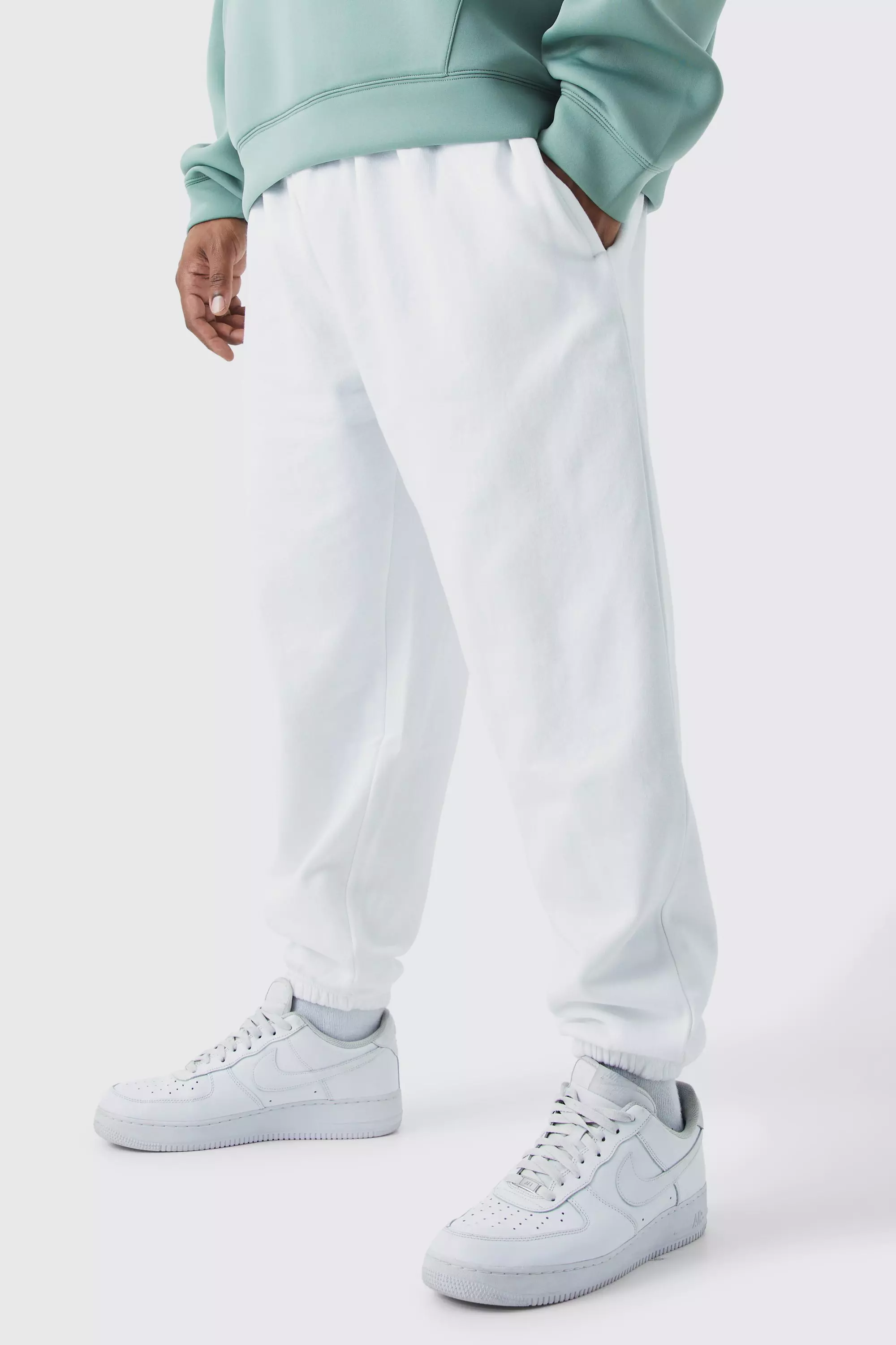 Basic 2024 white joggers