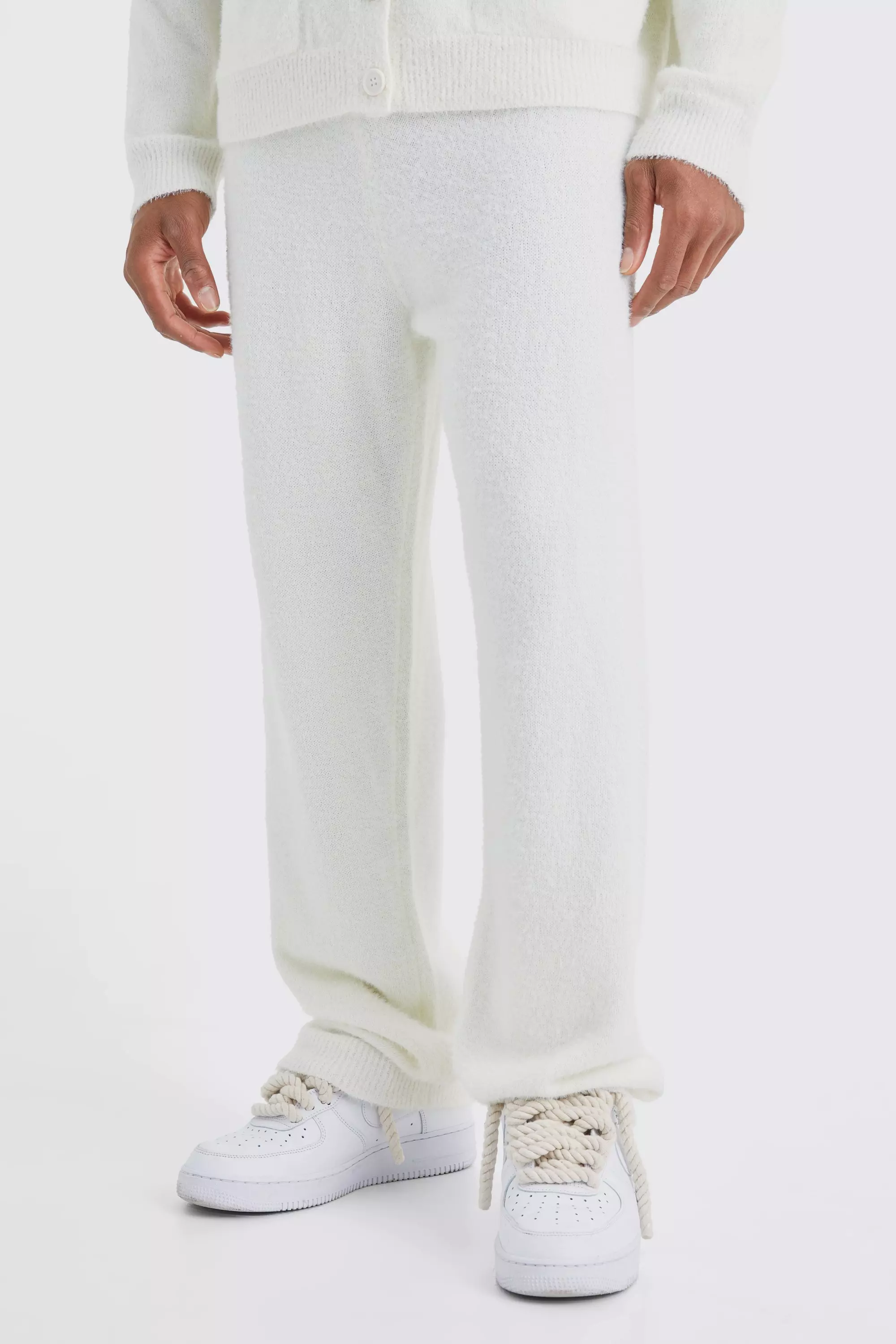 Relaxed Fit Cable Knitted Joggers