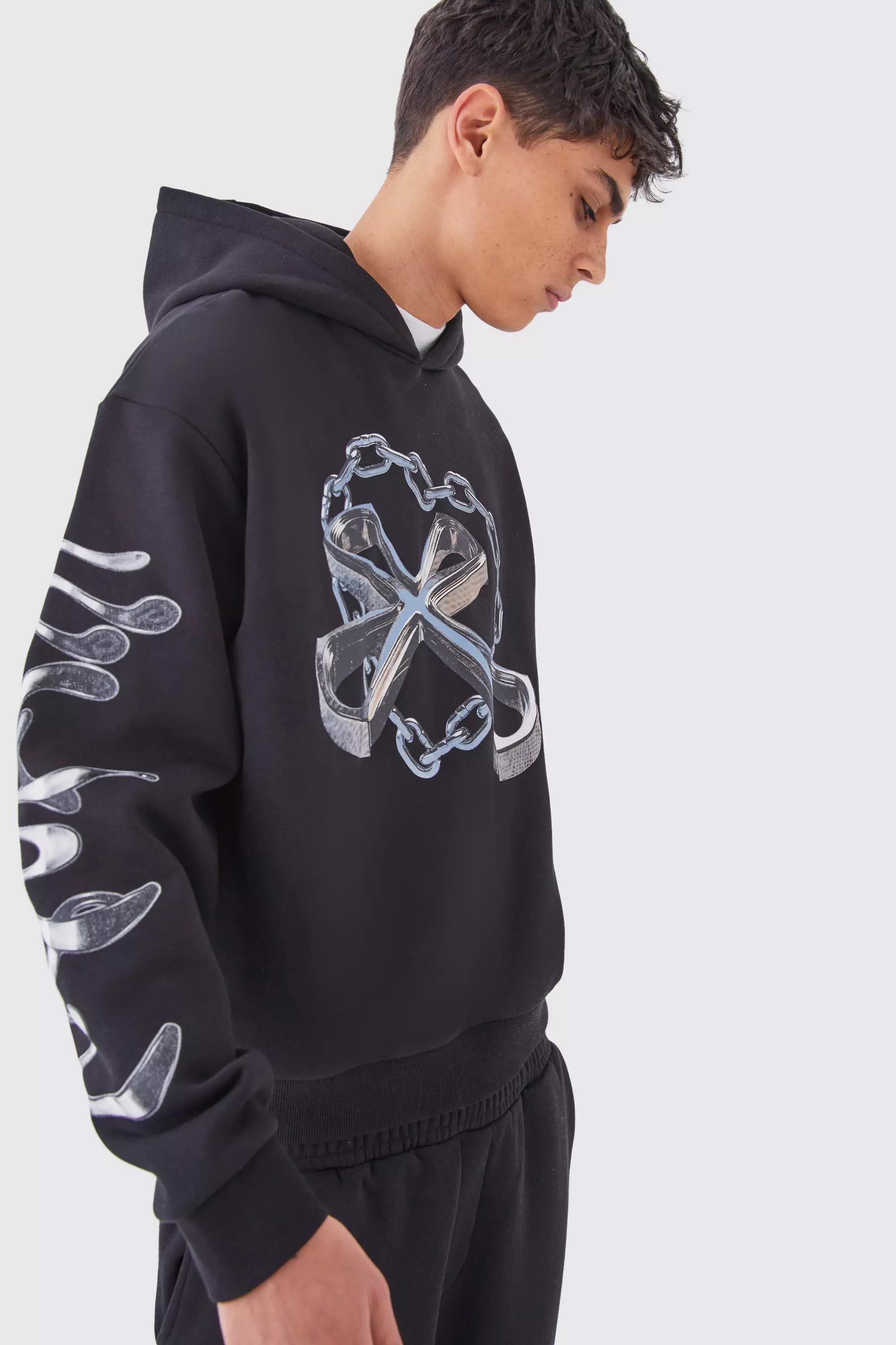 Graphic on sale hooded sweatshirts