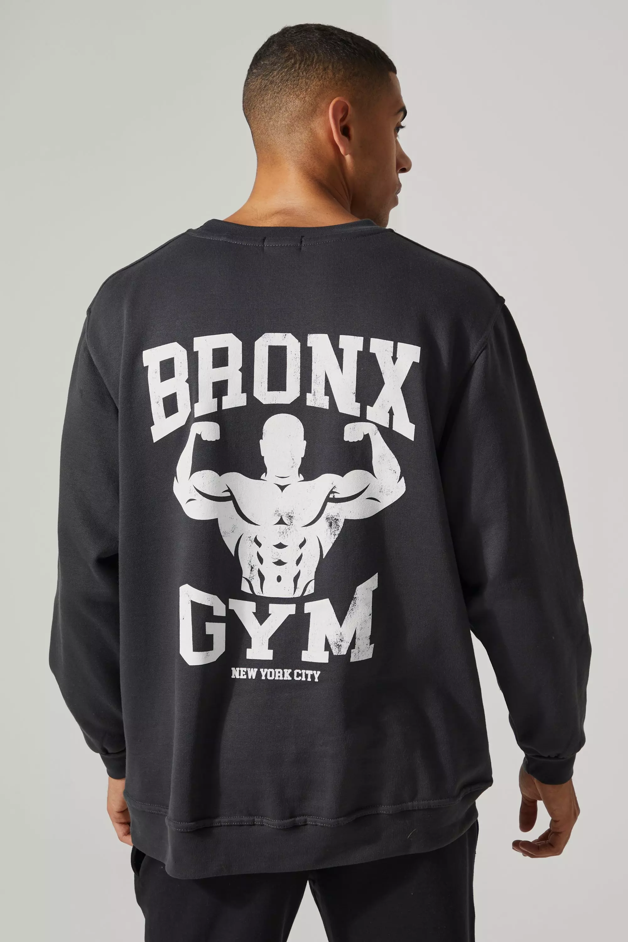 Man Active Bronx Gym Oversized Sweatshirt