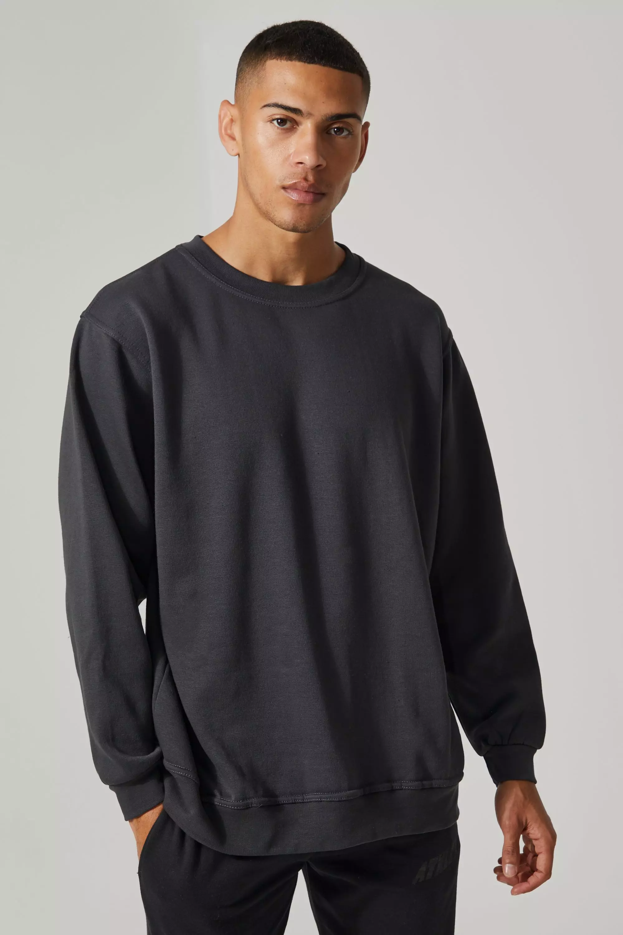 Charcoal oversized sweatshirt hot sale