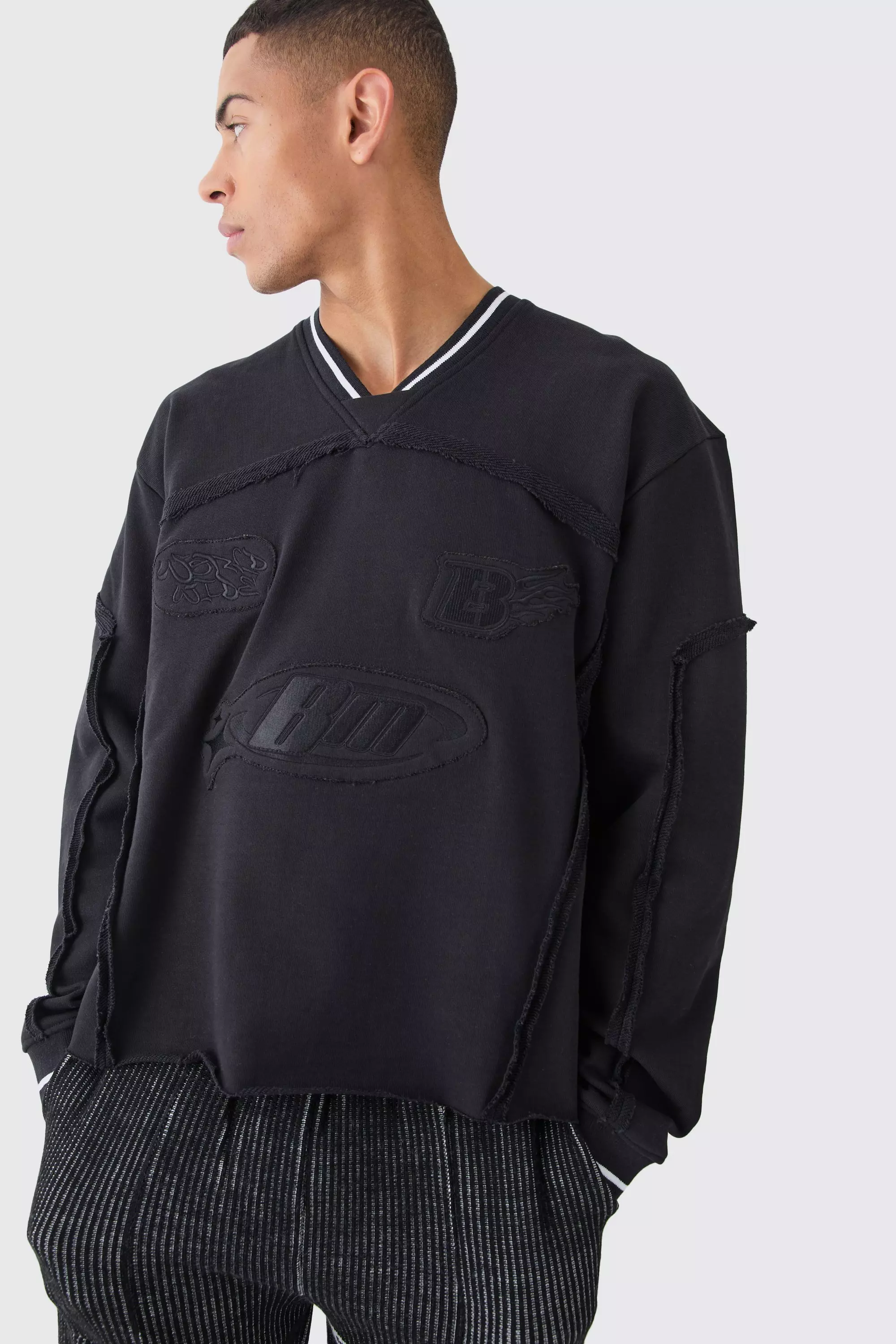 Oversized sports online sweatshirt