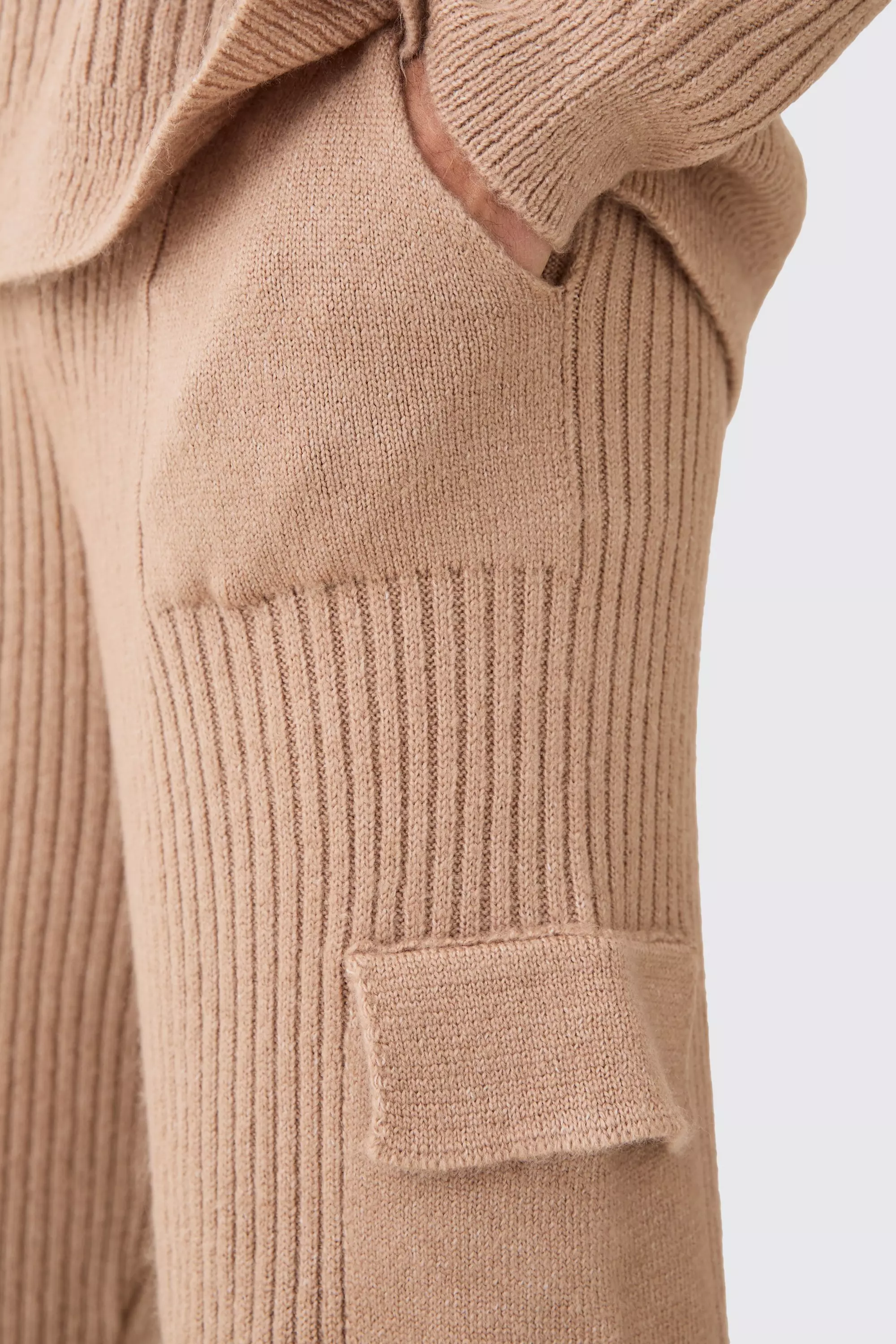 Rib best sale knit joggers