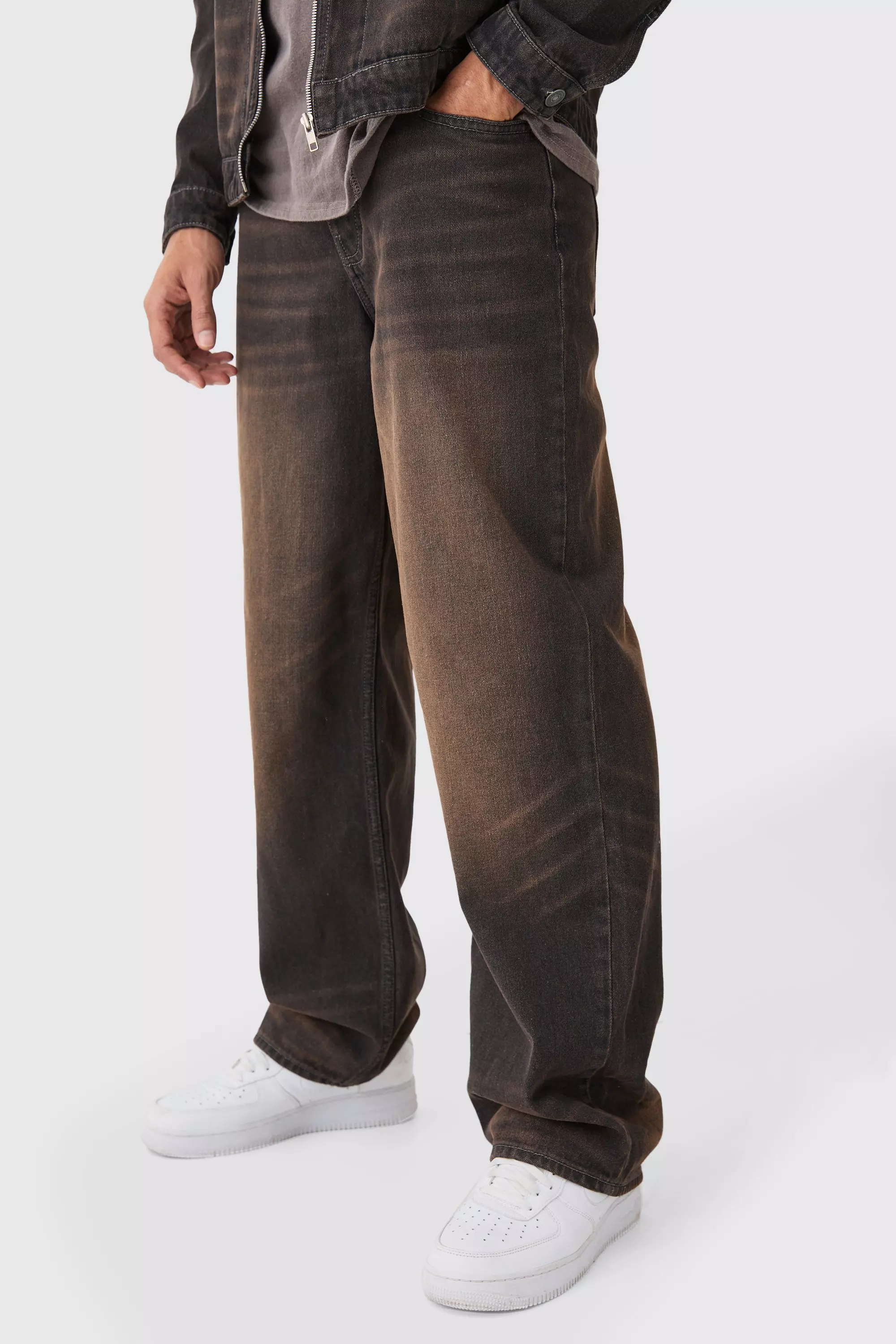 Baggy Rigid Washed Jeans