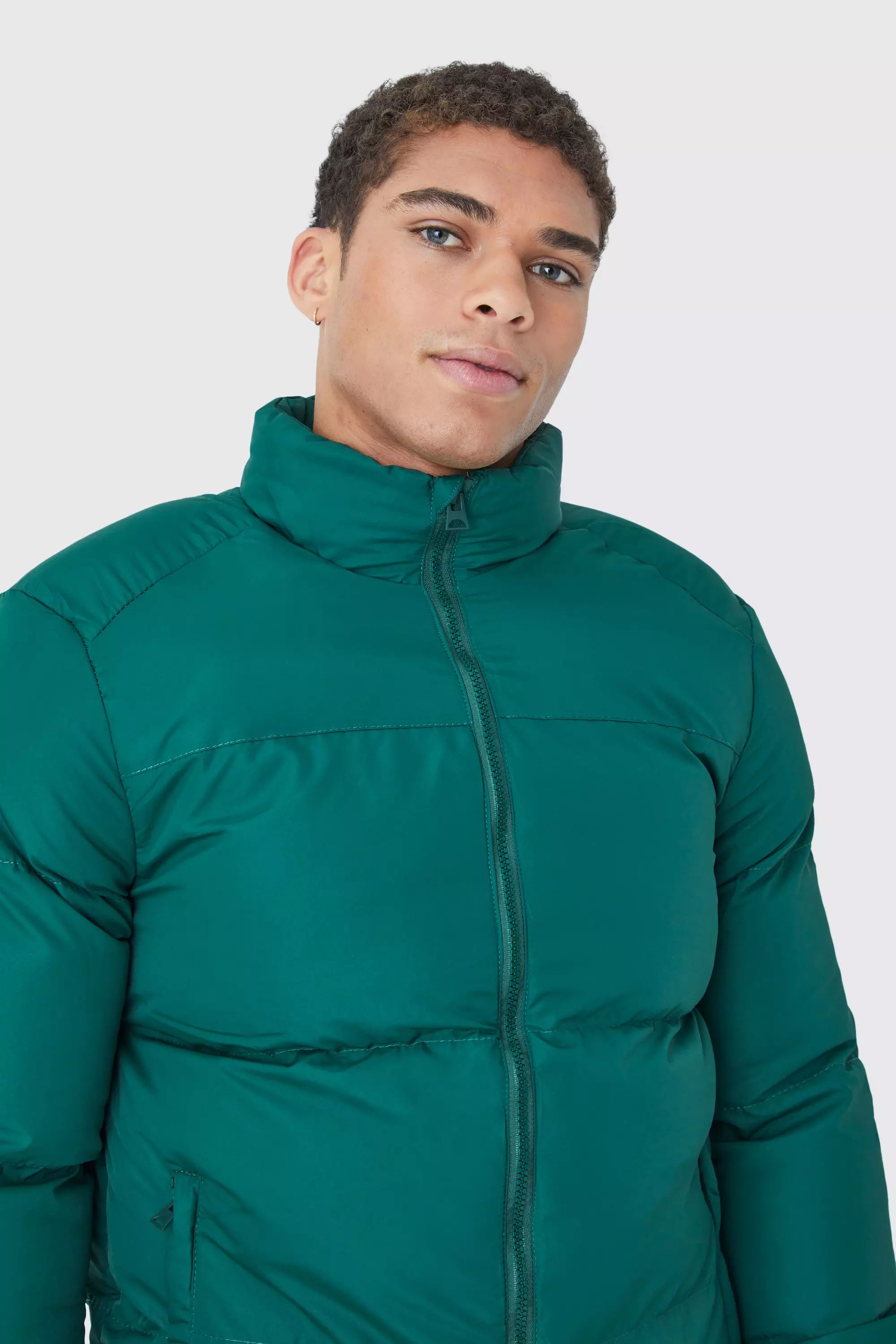 Green hot sale bubble jacket