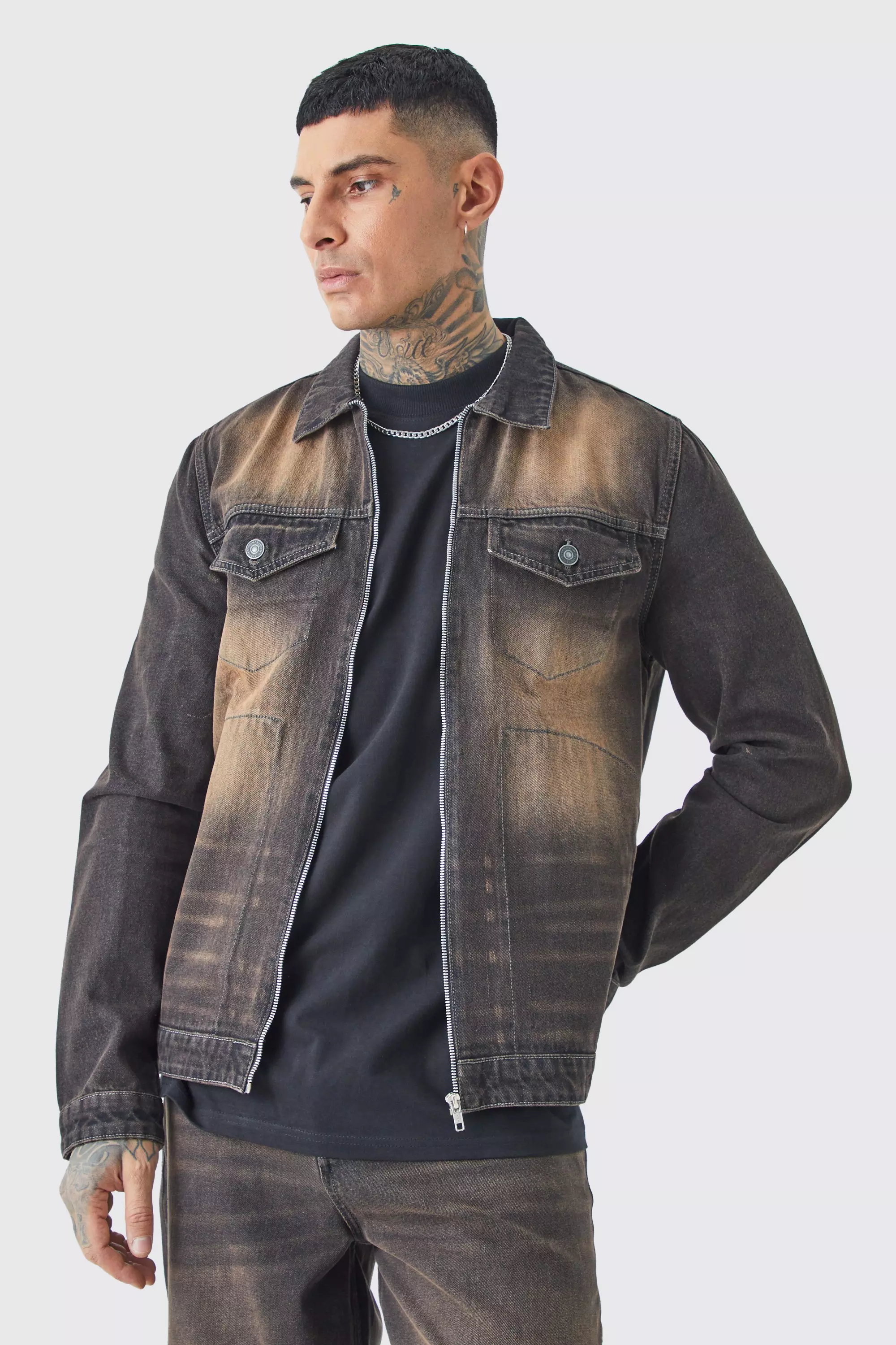 Men's tall hotsell denim jacket