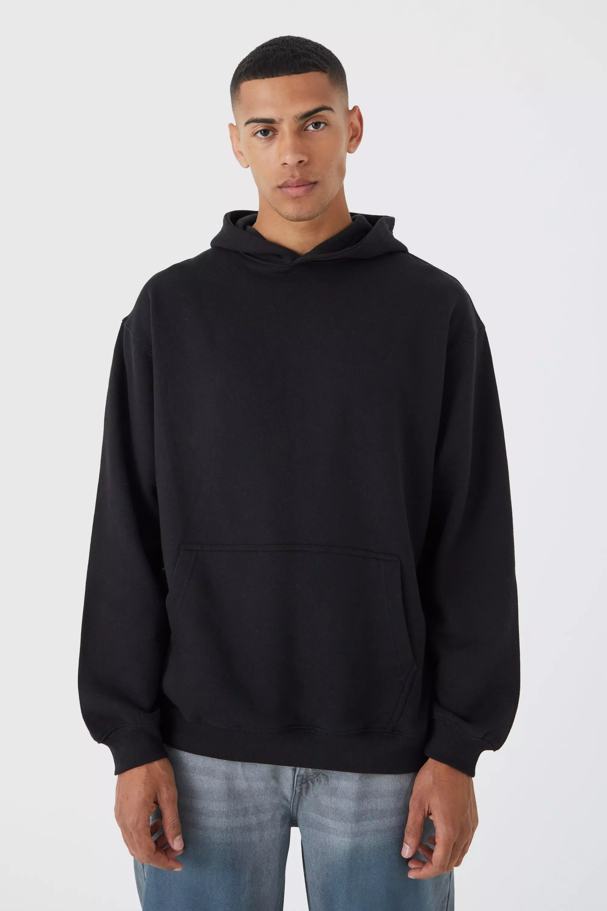 Oversized Official Man Snake Graphic Hoodie