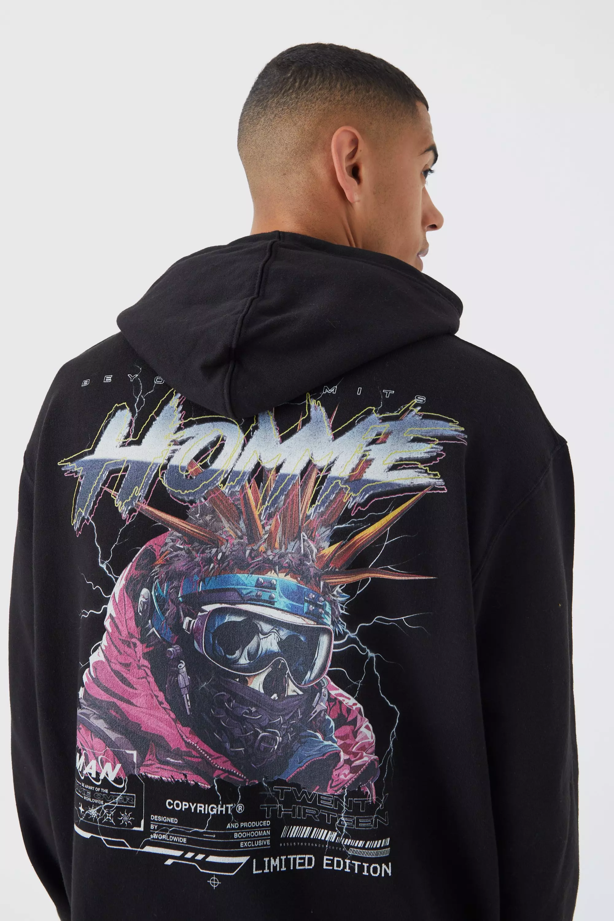 Boohooman discount worldwide hoodie