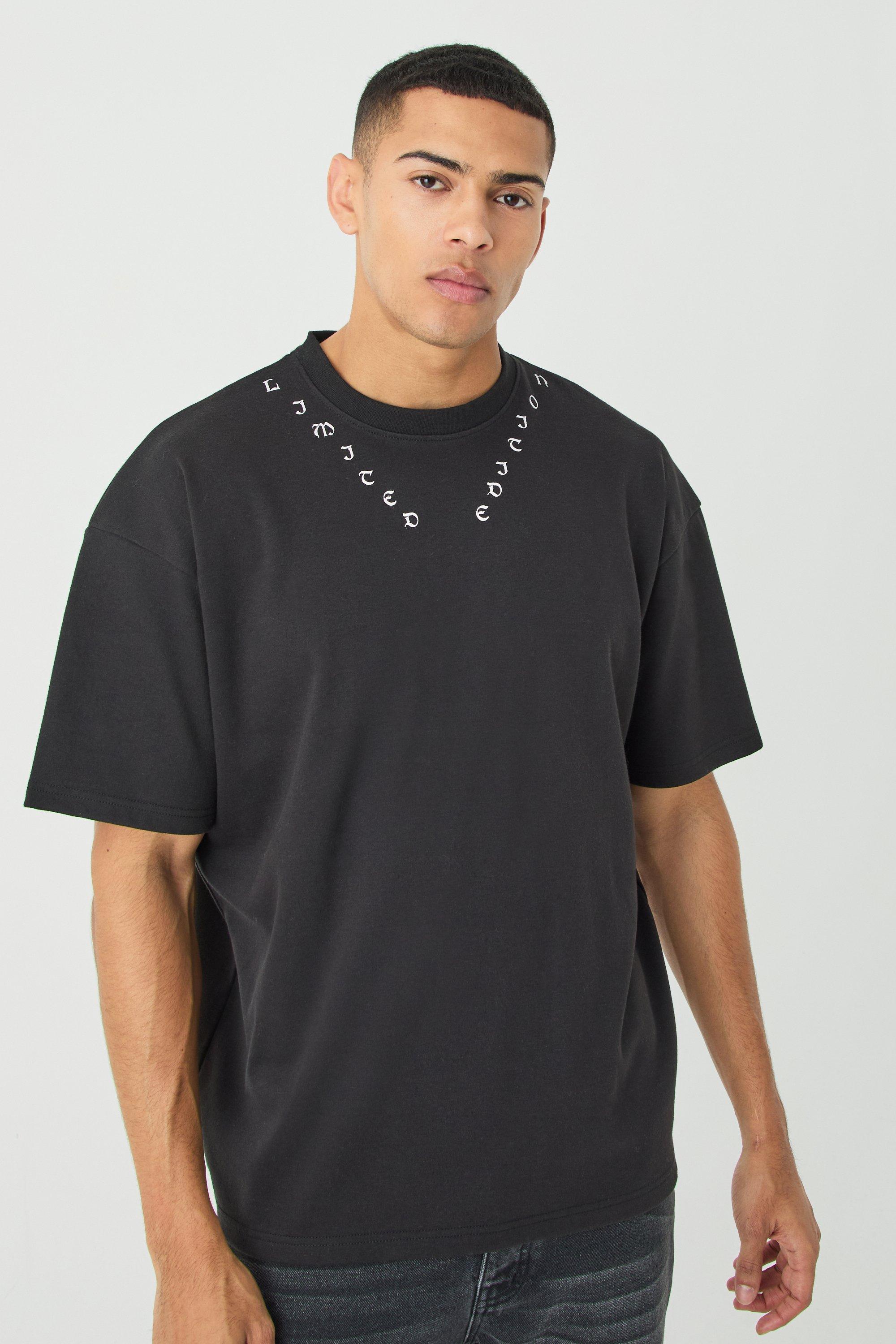 Image of T-shirt oversize Interlock Limited Edition, Nero