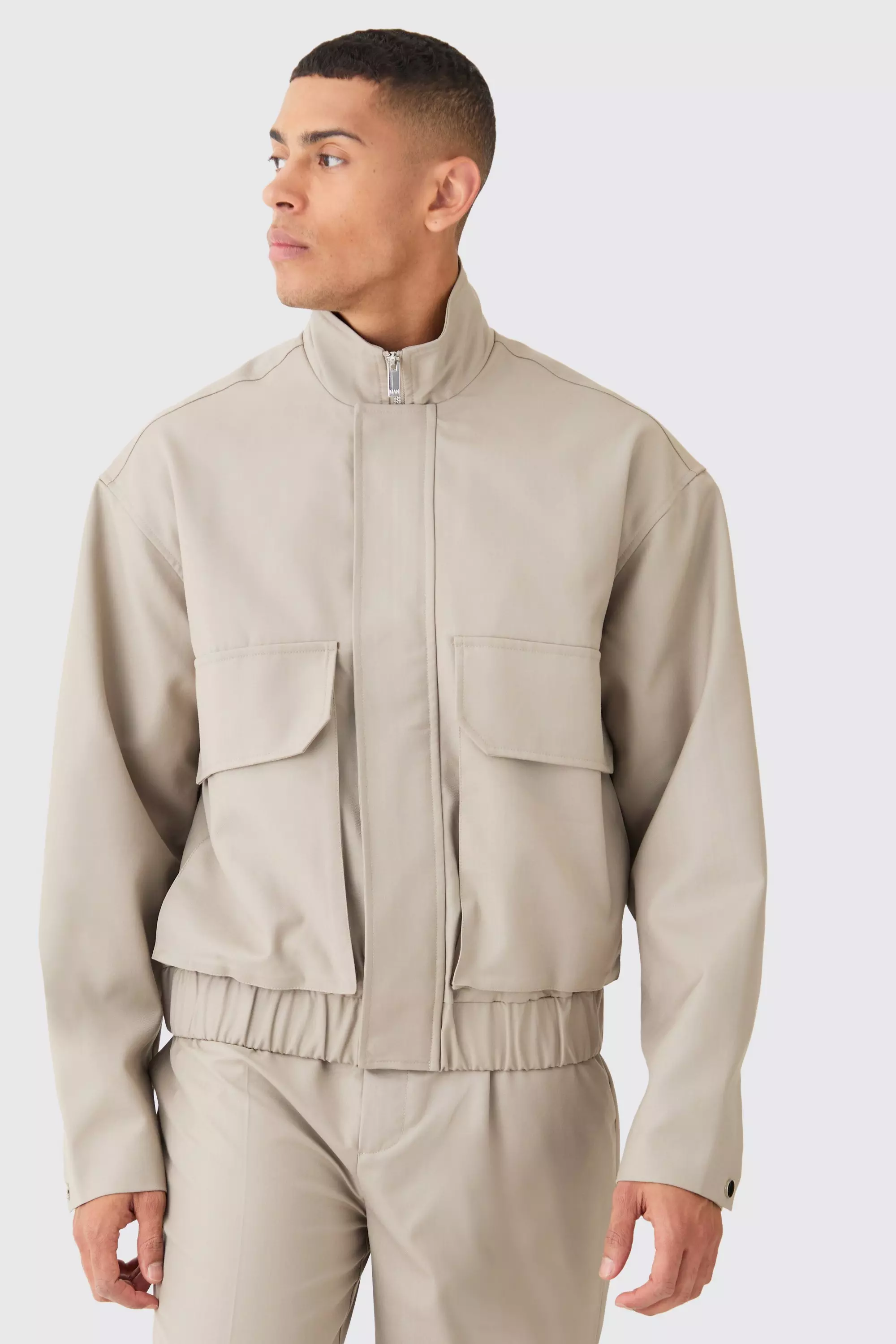 Funnel neck utility on sale jacket