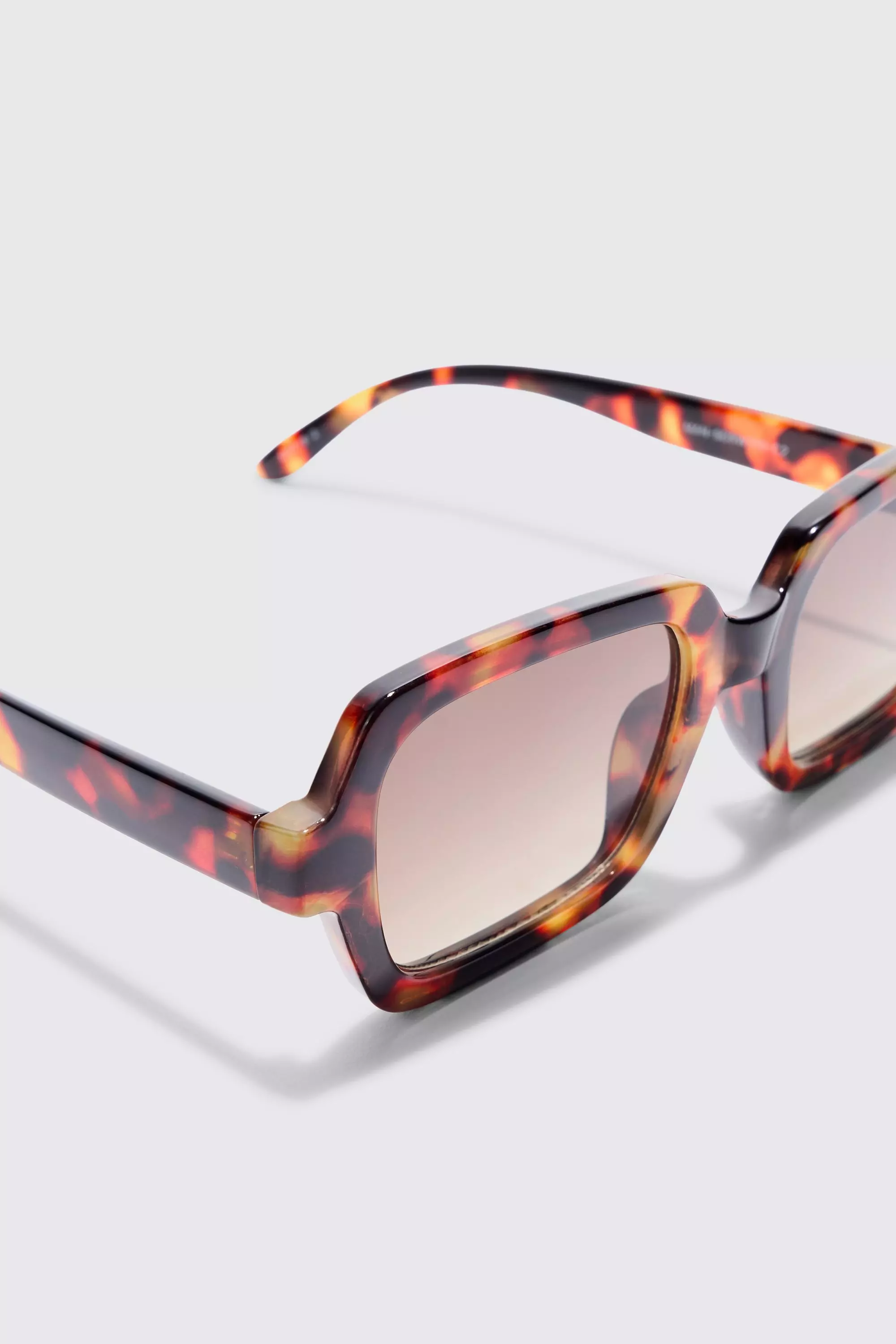 Rectangular tortoise sale shell sunglasses