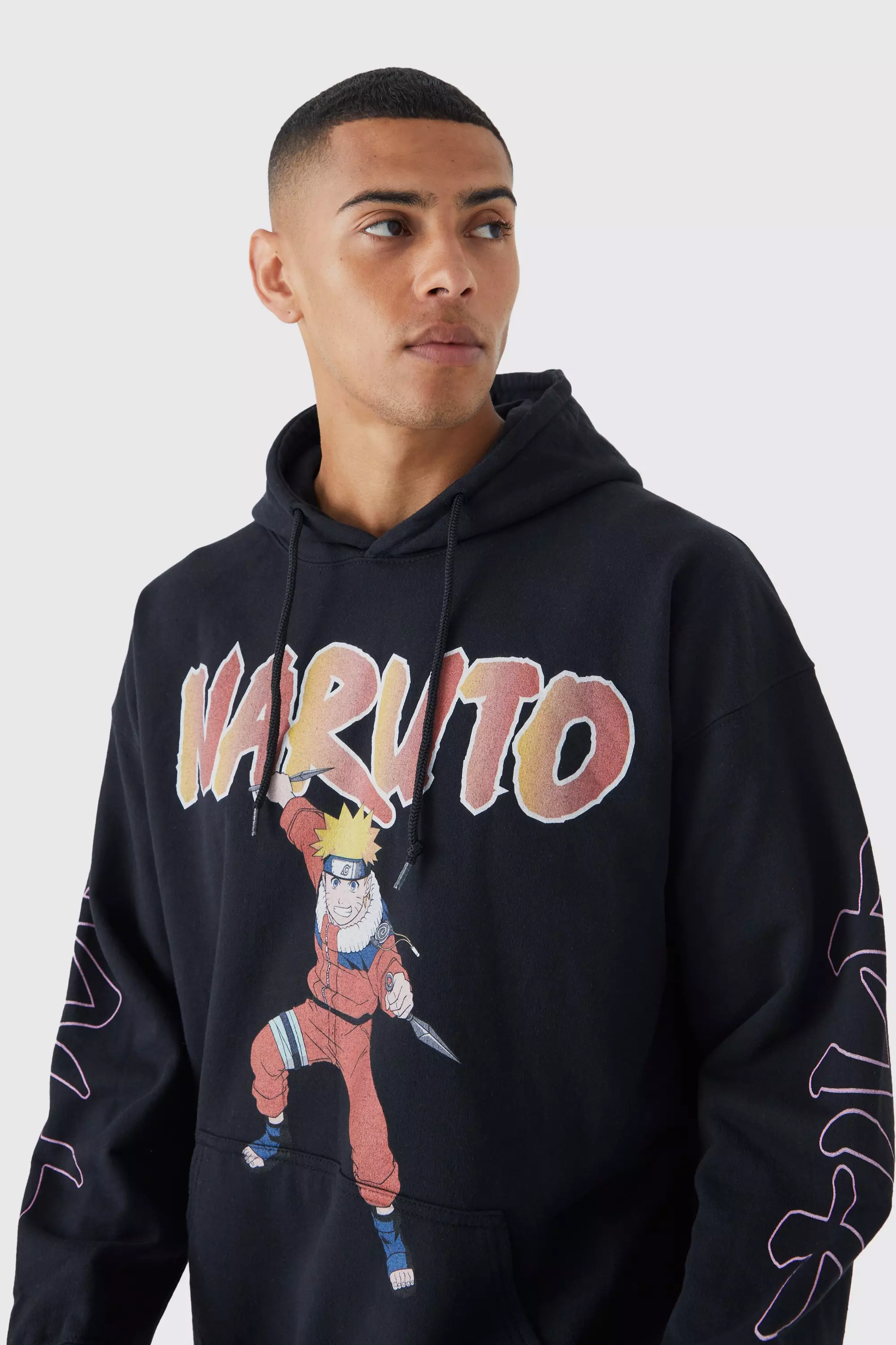 Naruto puff ink pigment dye hoodie sweatshirt new arrivals