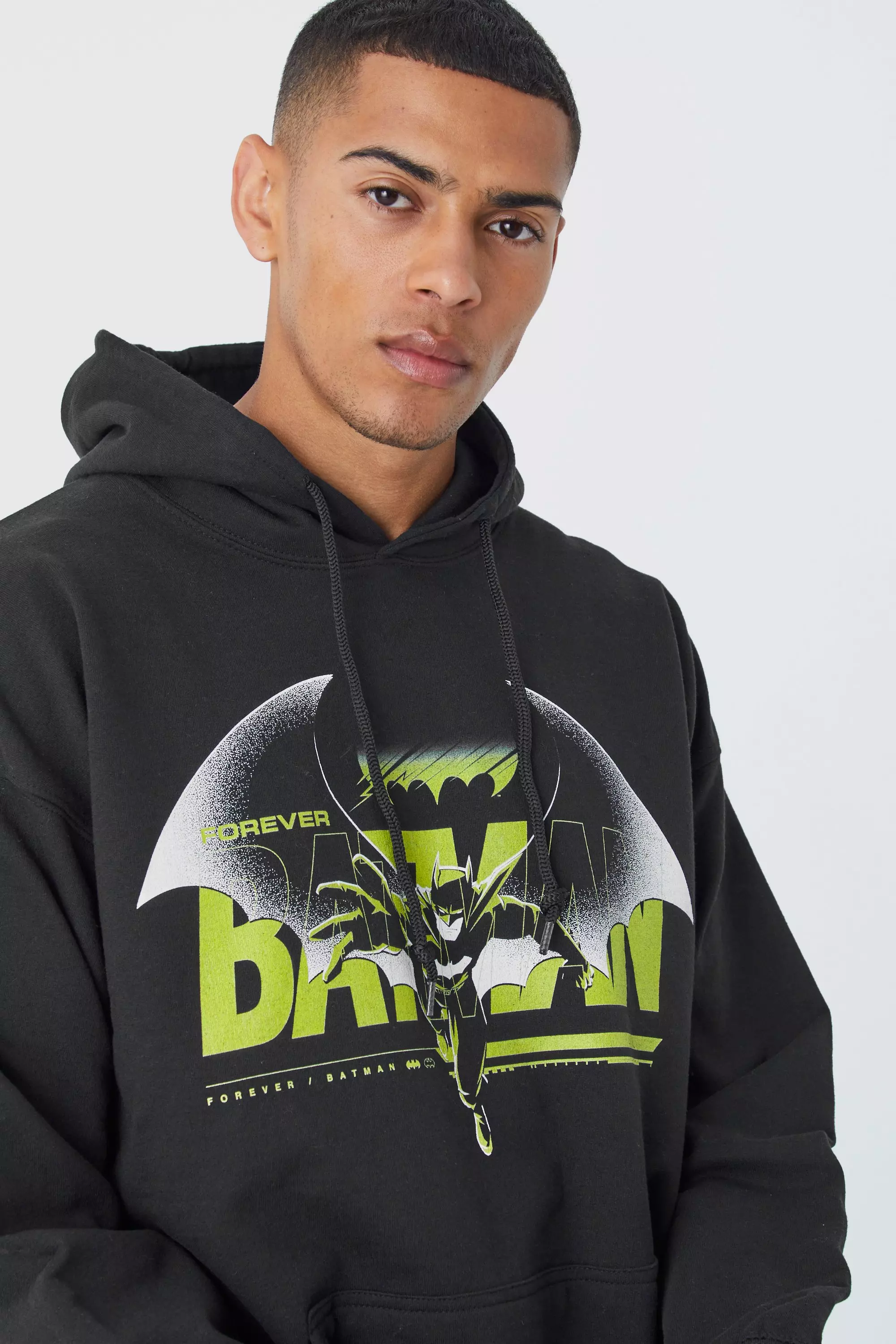 Oversized Batman License Hoodie