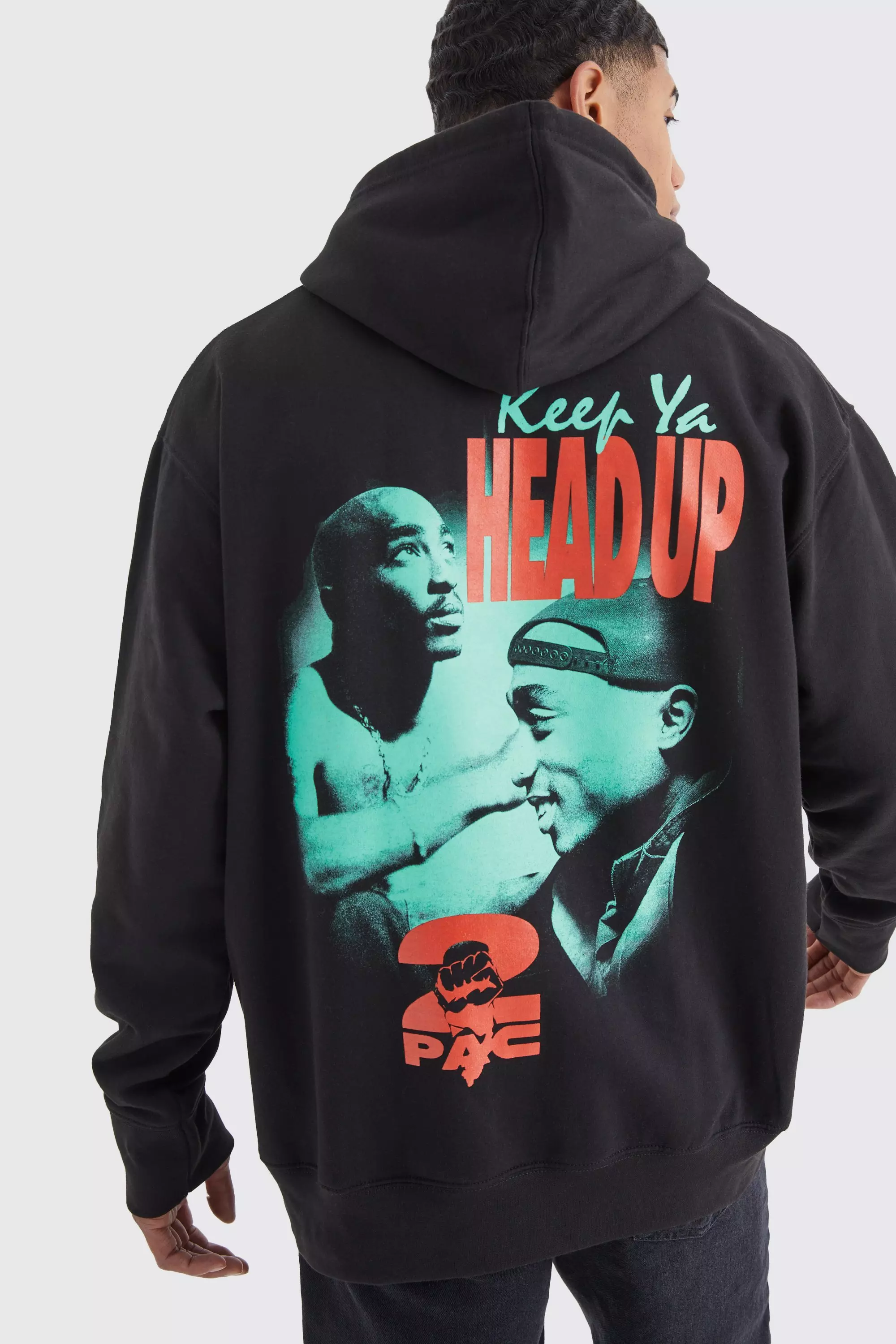 Tupac black online hoodie