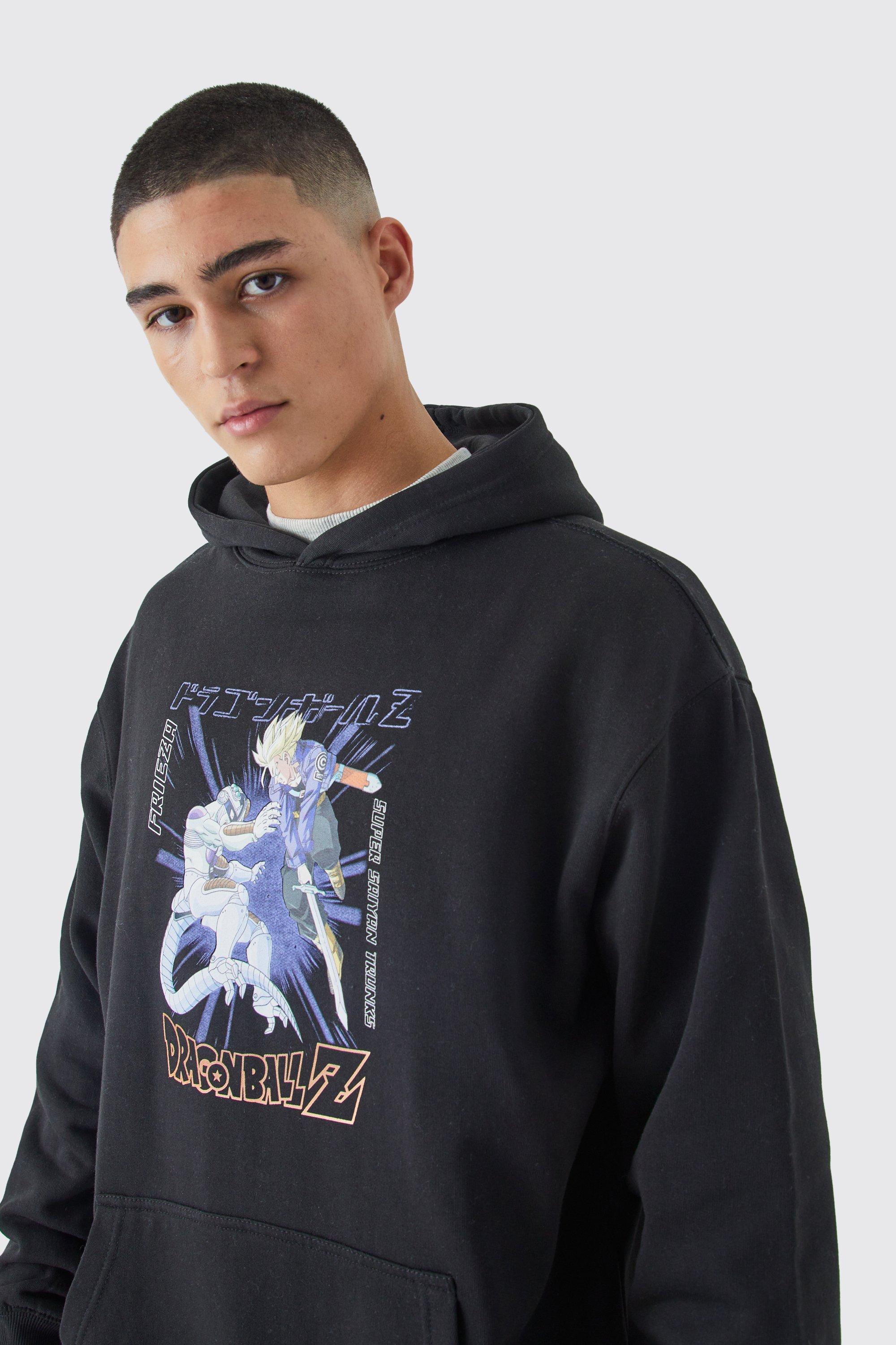 Men s Anime Hoodies boohooMAN UK