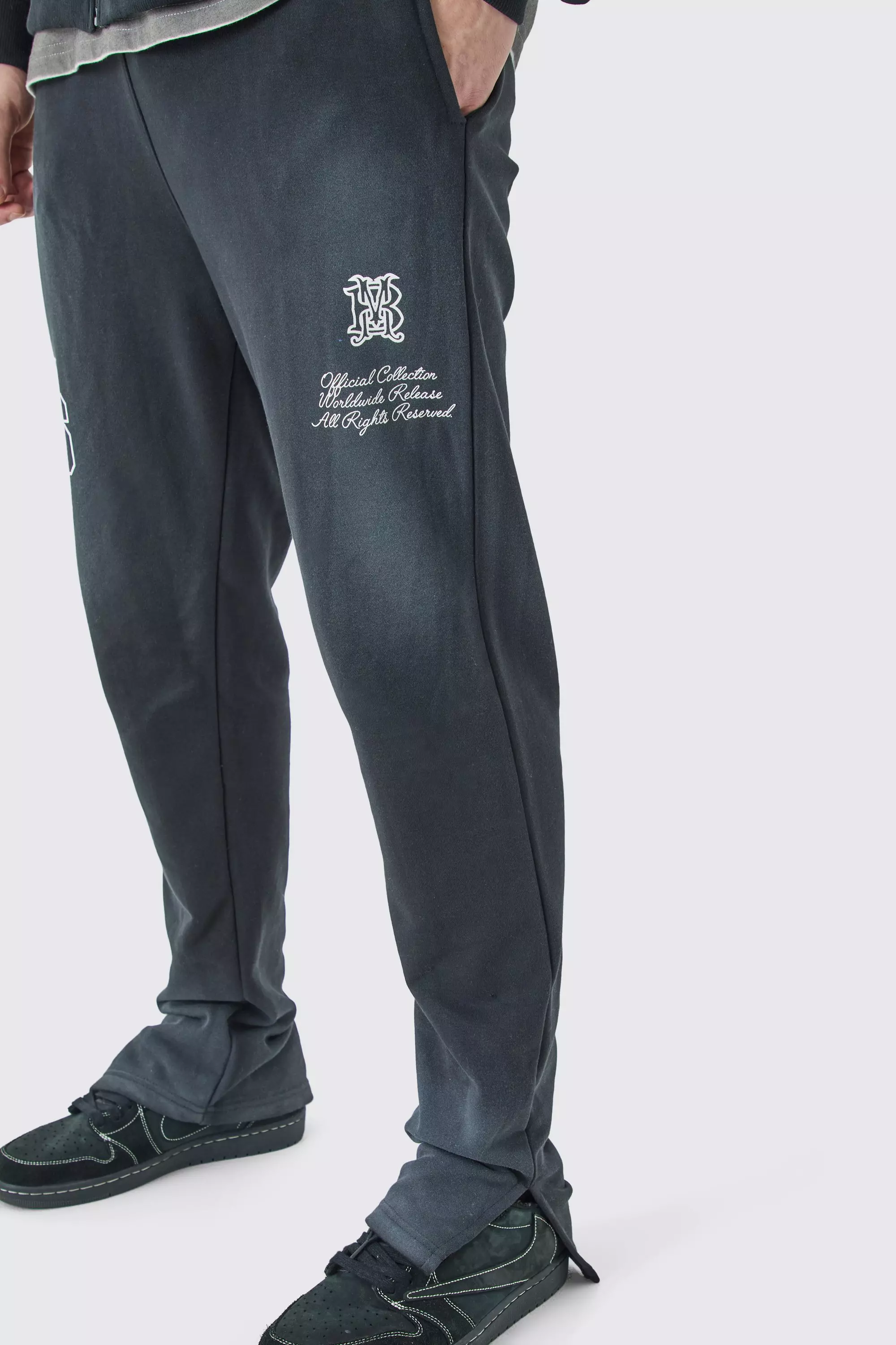 Side hot sale split joggers