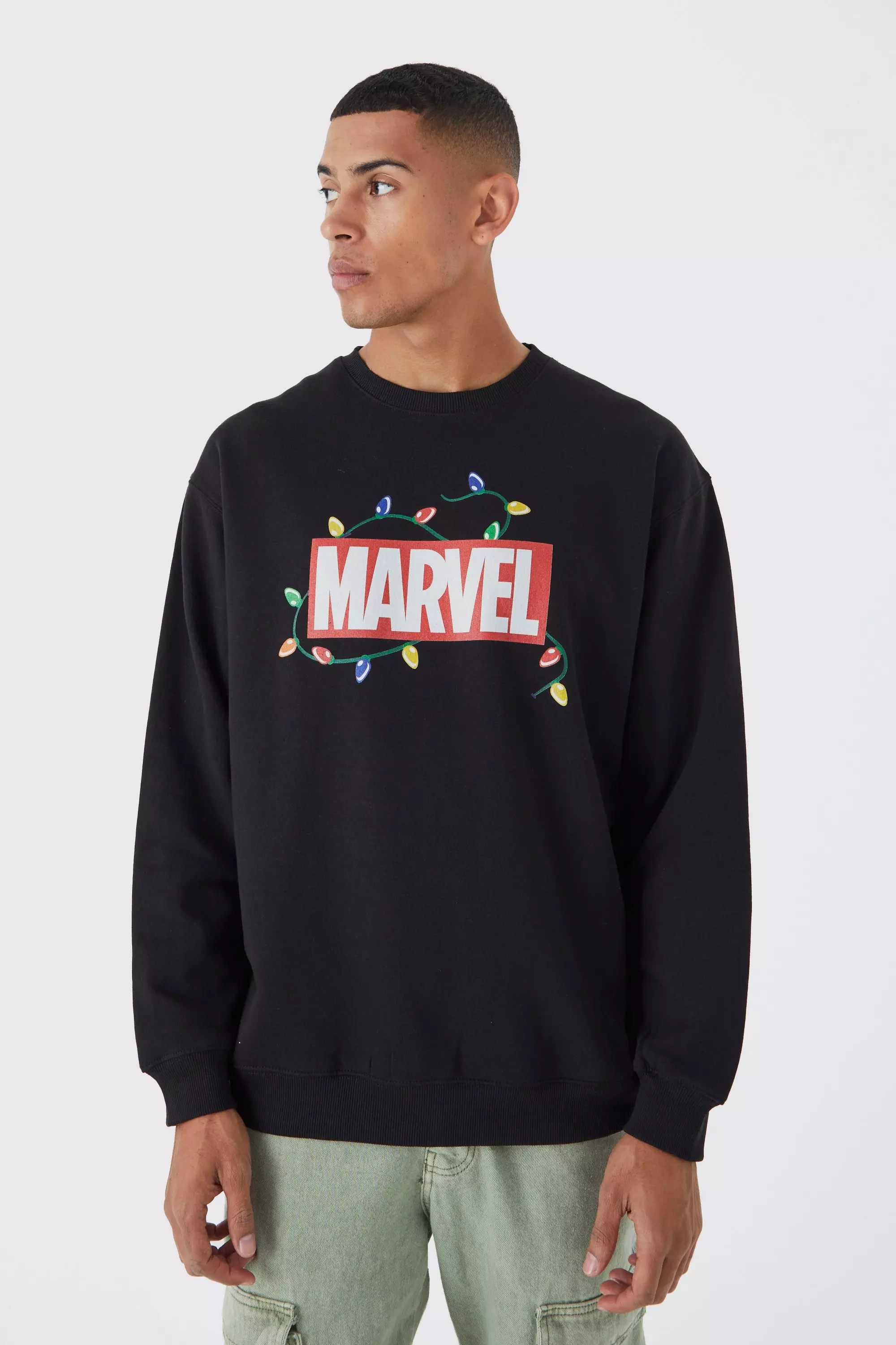 Marvel crewneck clearance sweatshirt