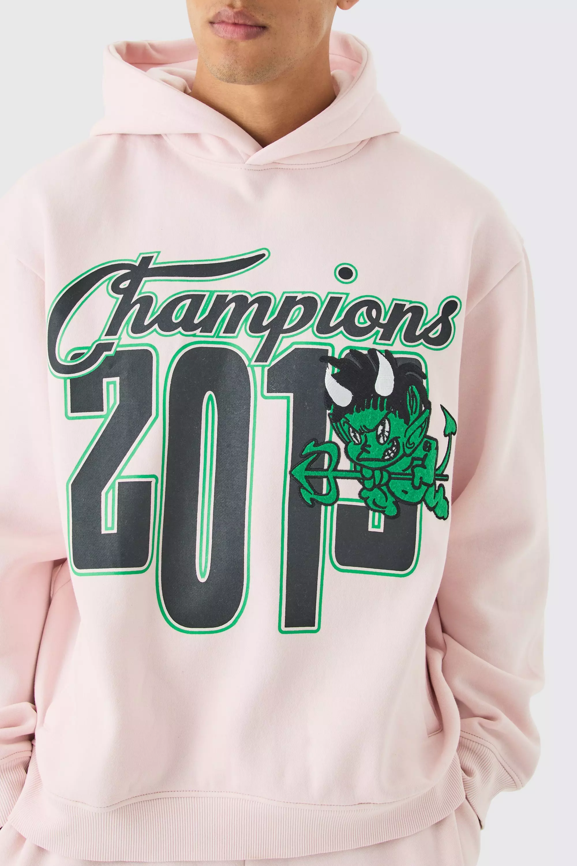 Champion sales applique hoodie