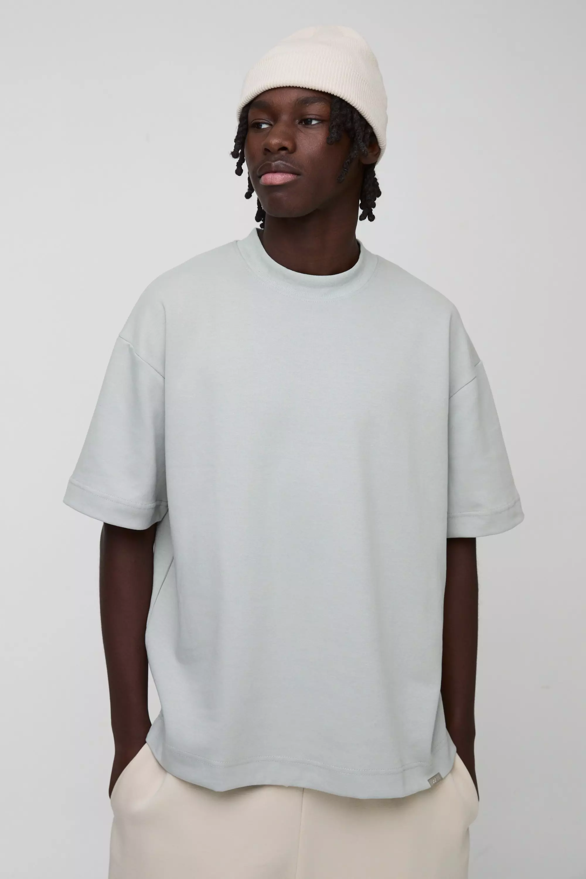 interlock neck t shirt