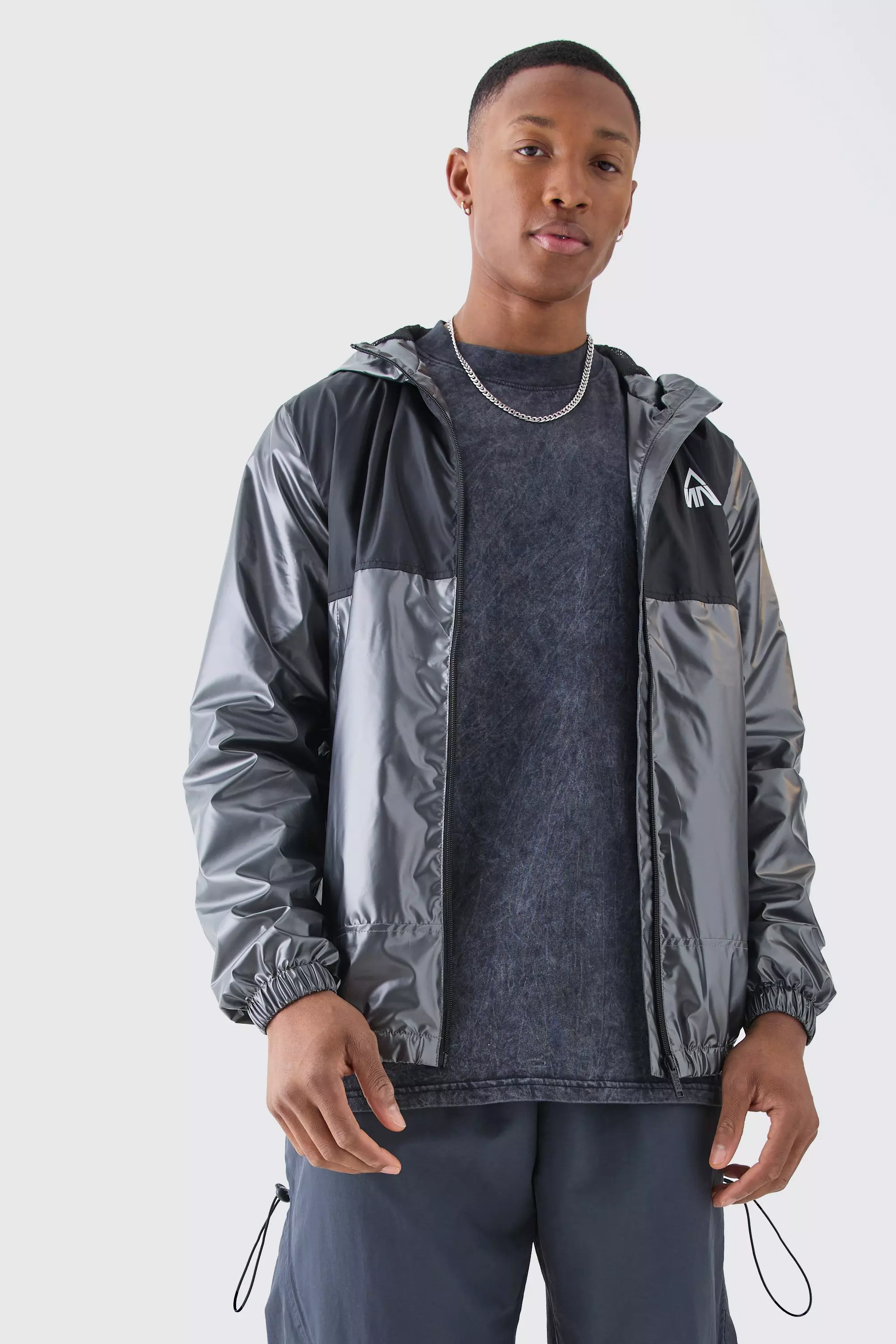 Metallic windbreaker clearance