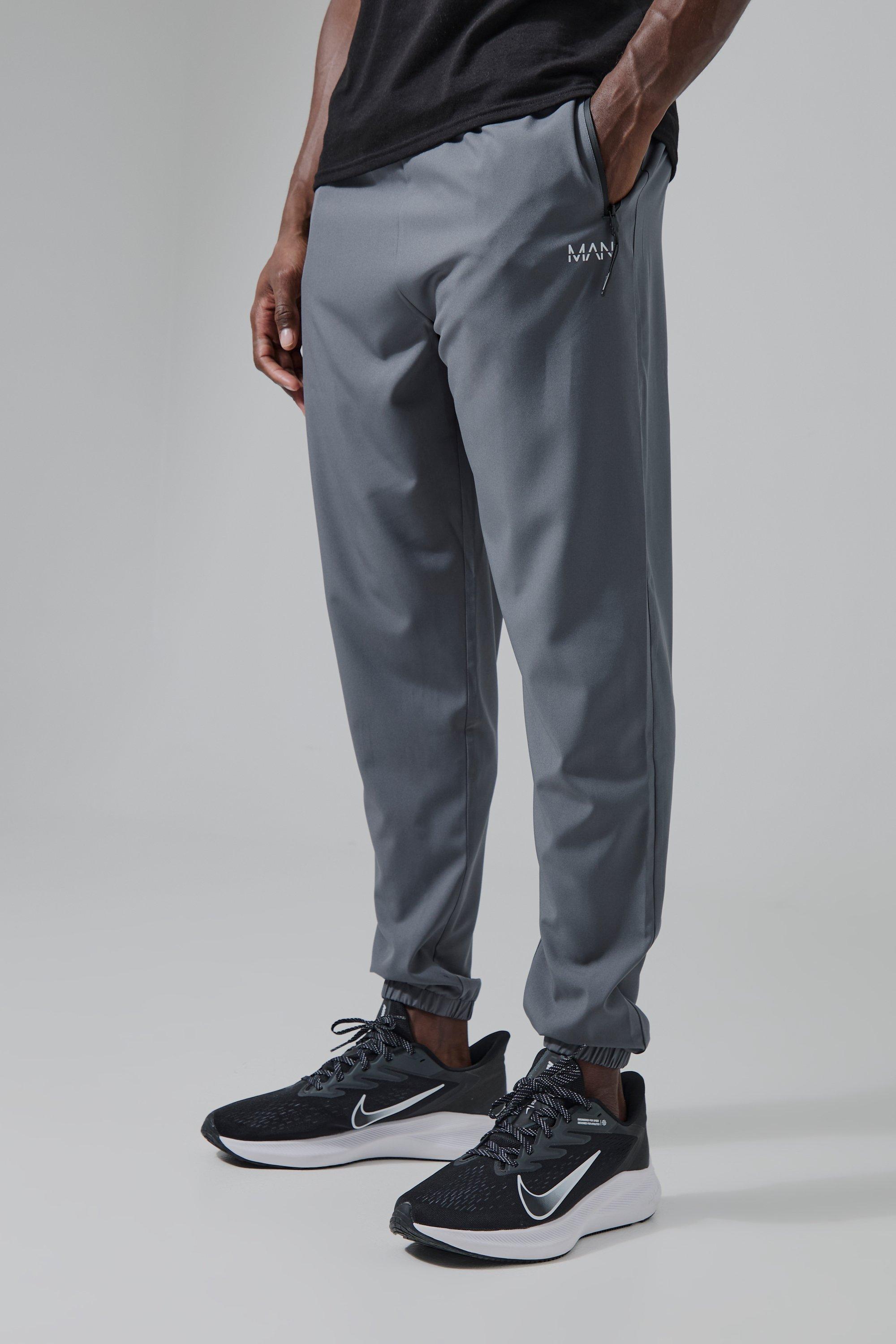 Image of Man Active Gym Tapered Jogger, Grigio