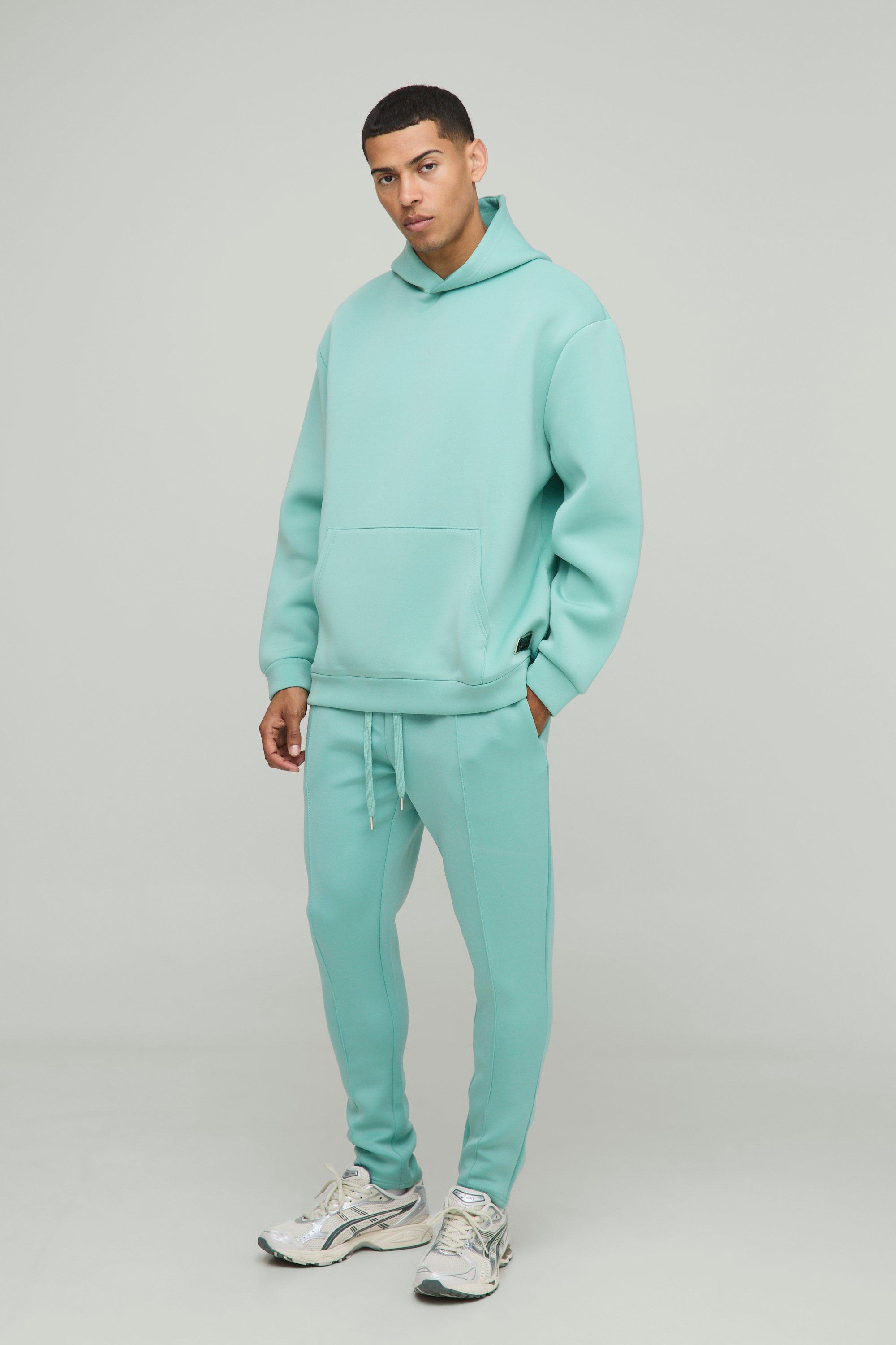 boohoo SCUBA スキューバ ジャケット & ジョガー トラックスーツ Men's Scuba Hoodies | boohooMAN USA