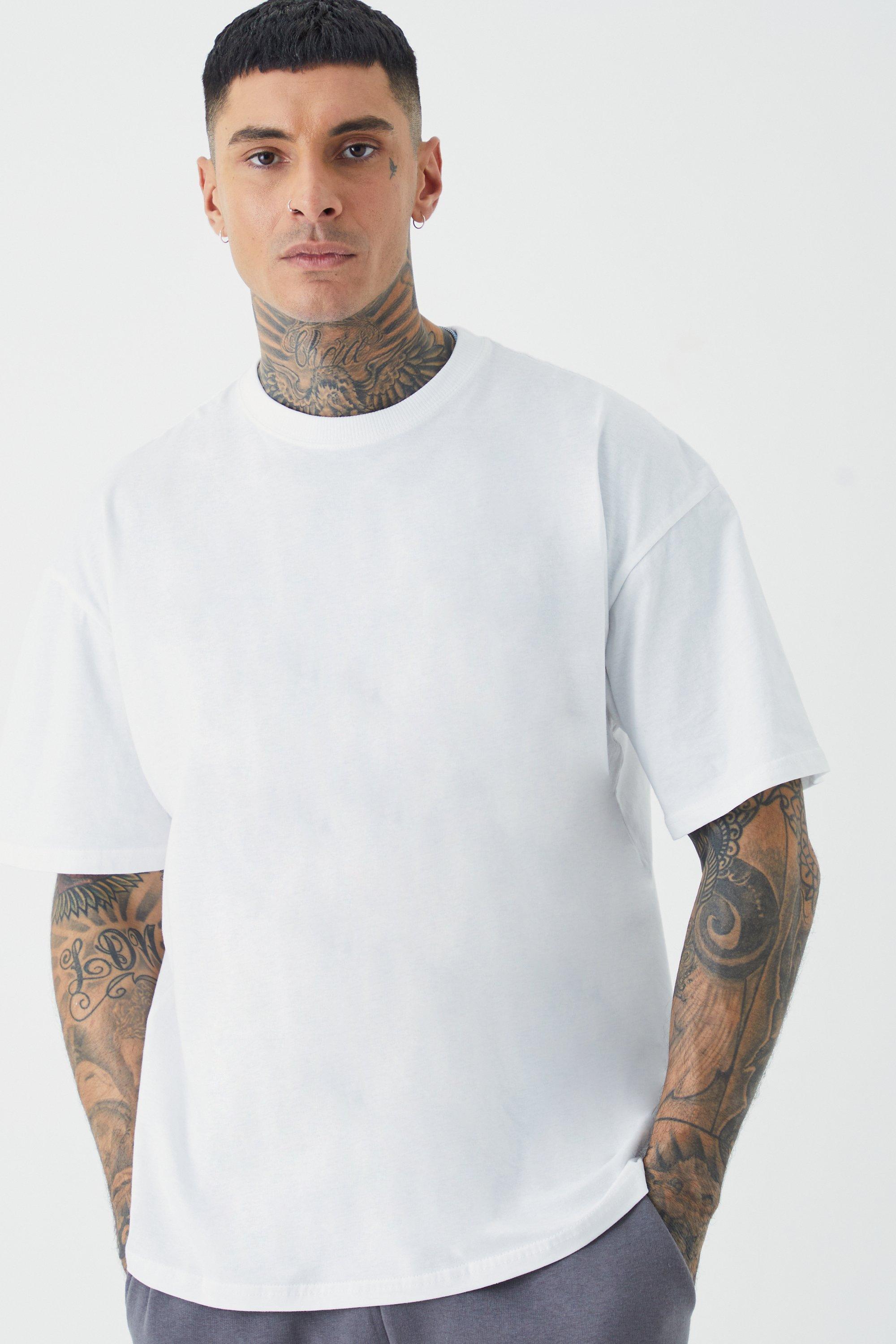 Image of T-shirt Tall oversize, Bianco