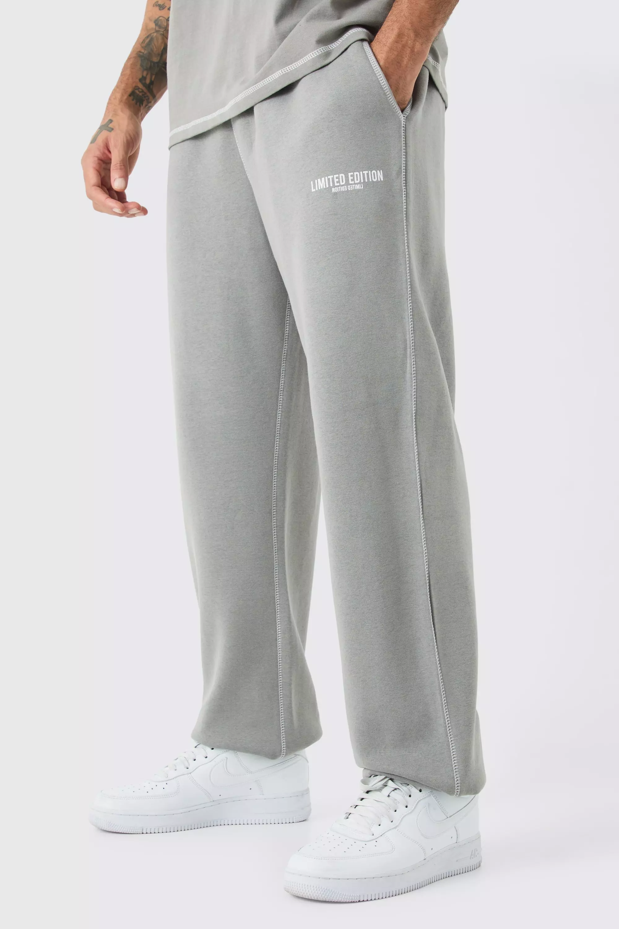 Oversized Limited Edition Contrast Stitch Jogger