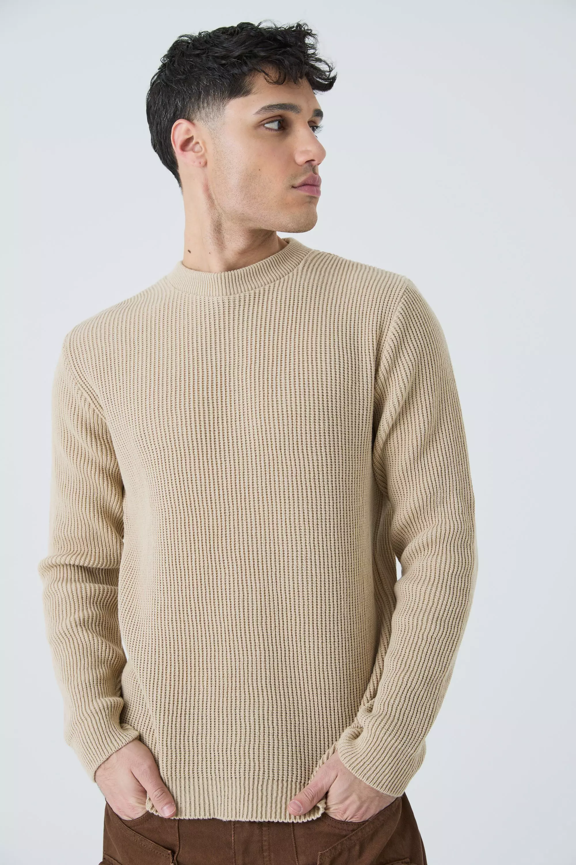 Tall Waffle Knit Jumper