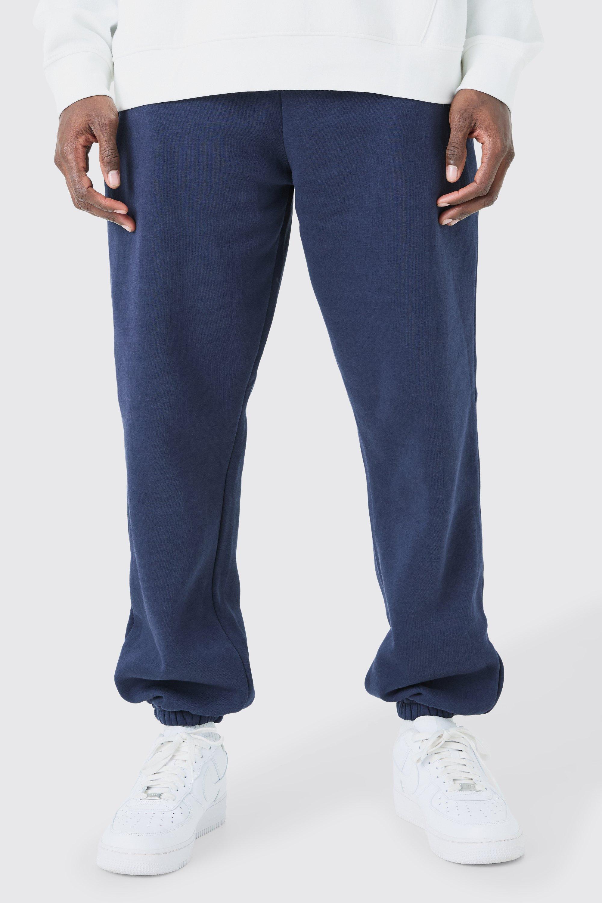 Image of Pantaloni tuta oversize Basic, Navy