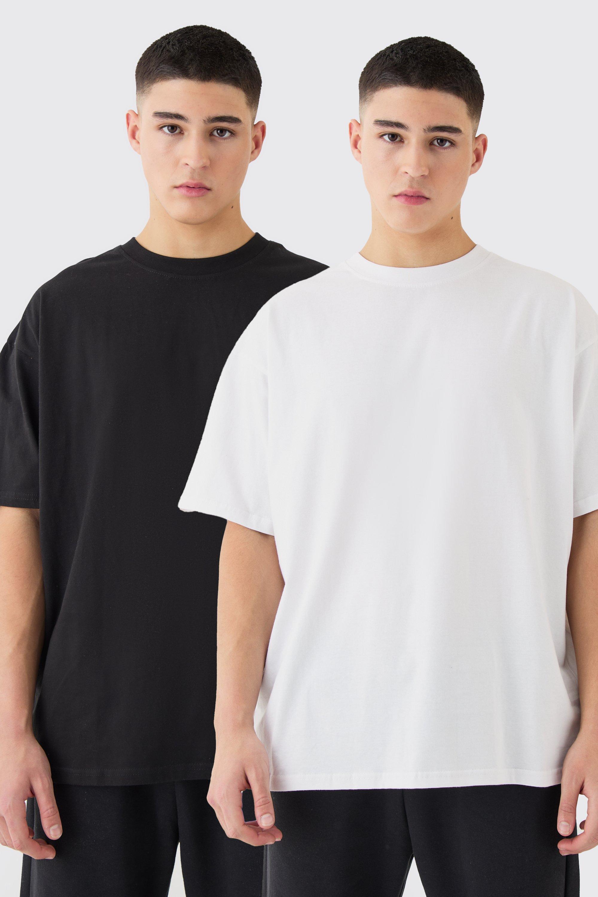 Image of T-shirt oversize - set di 2 paia, Multi