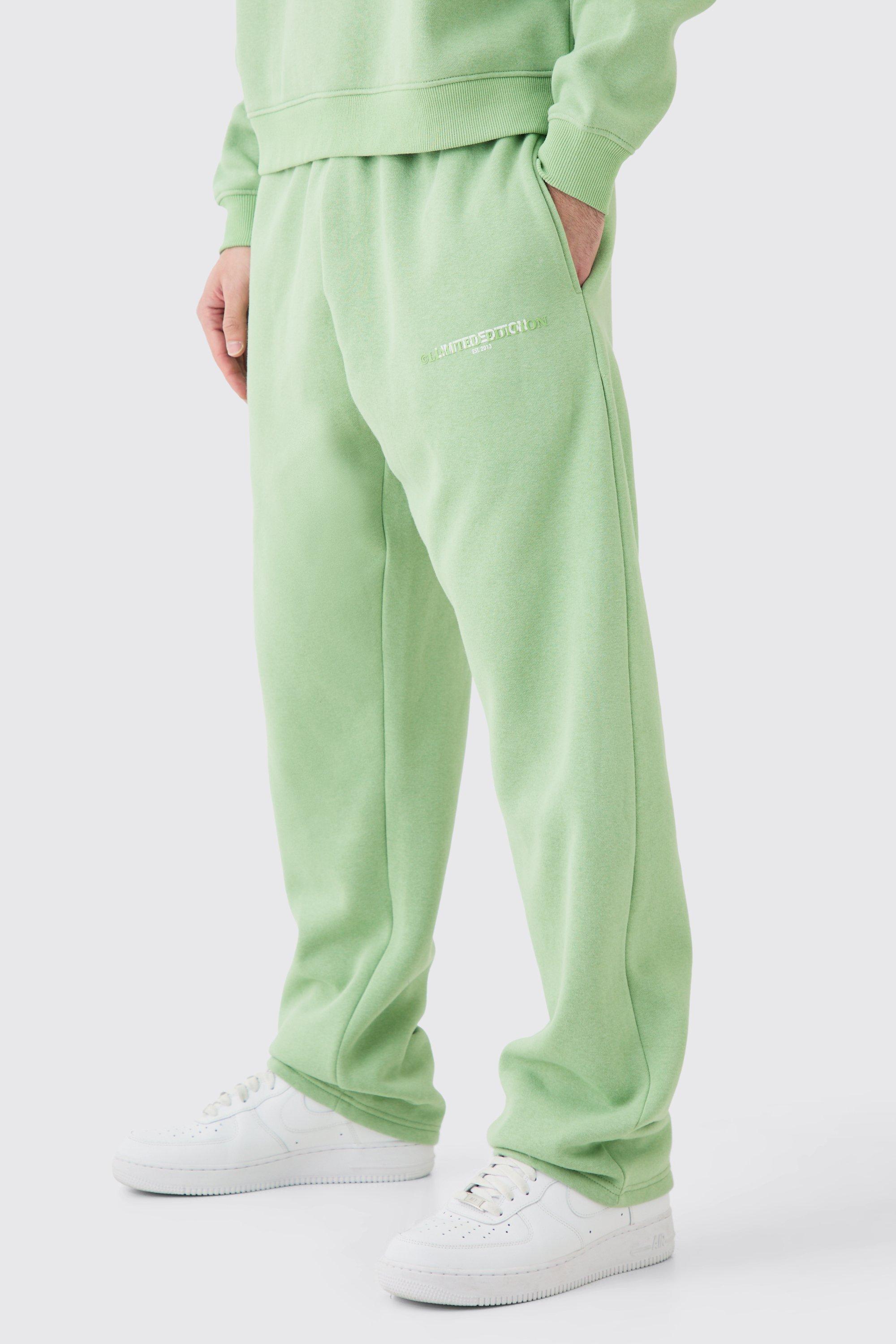 Image of Pantaloni tuta Basic rilassati Limited, Verde