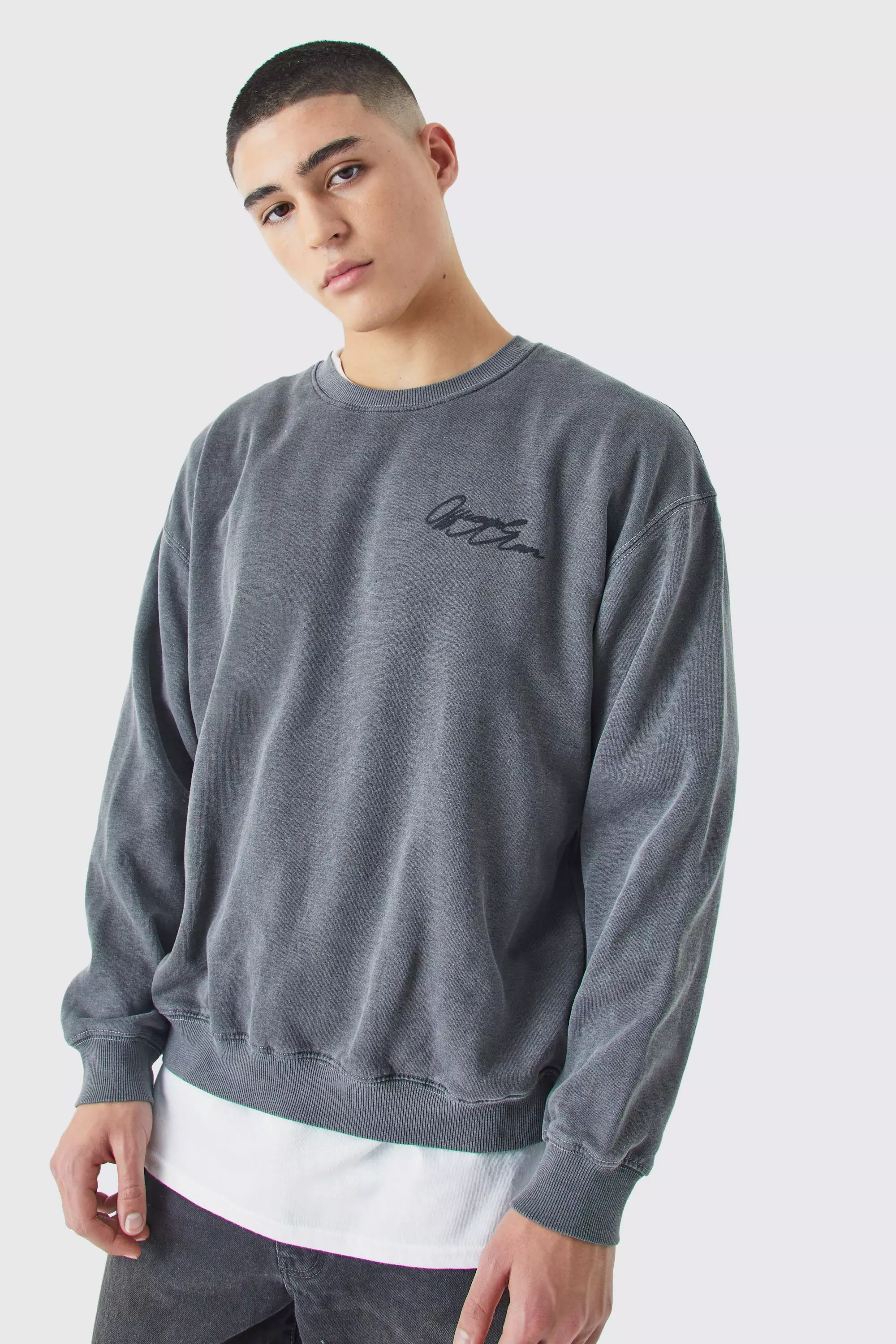 Champion acid wash discount sweatshirt