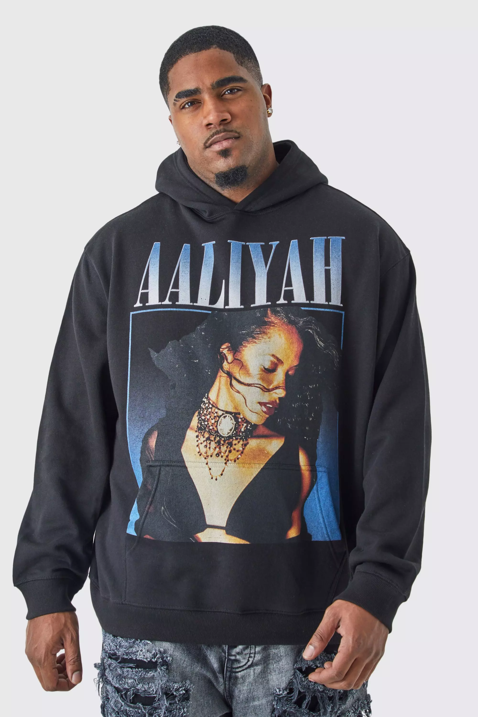 Aaliyah 2025 cropped hoodie