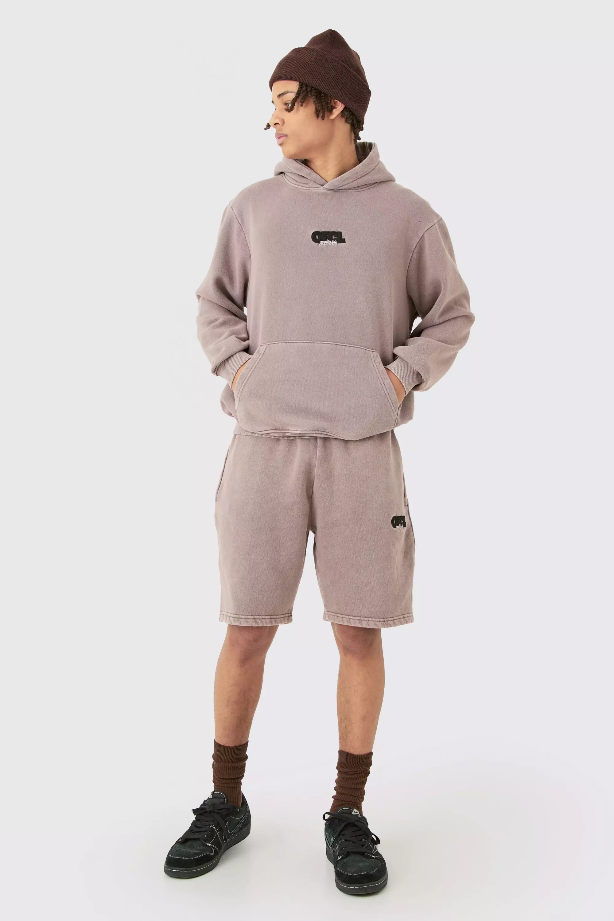 Hooded short online tracksuit