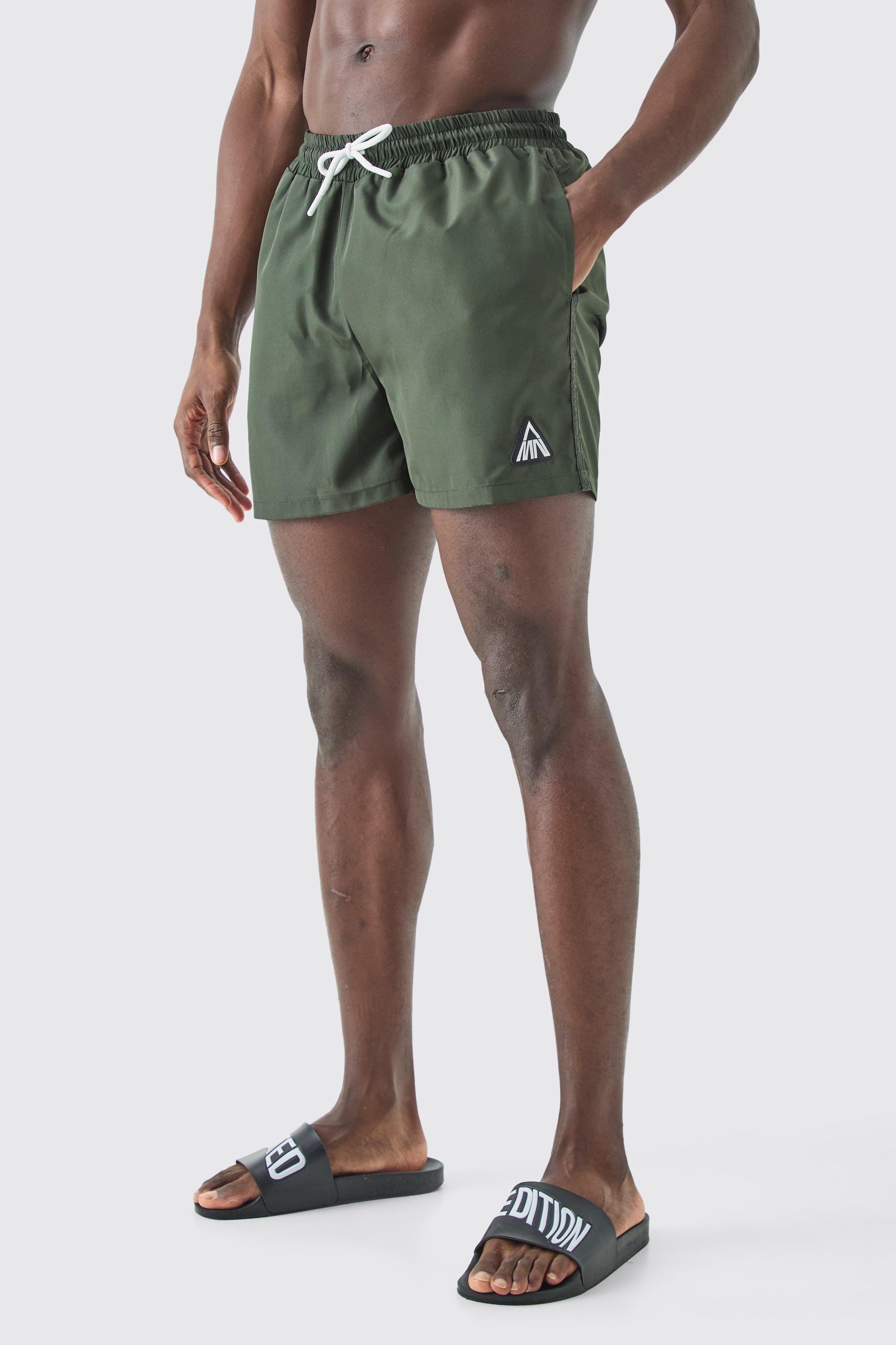 Image of Costume a pantaloncino corto Man a triangolo con cordoncino, Verde