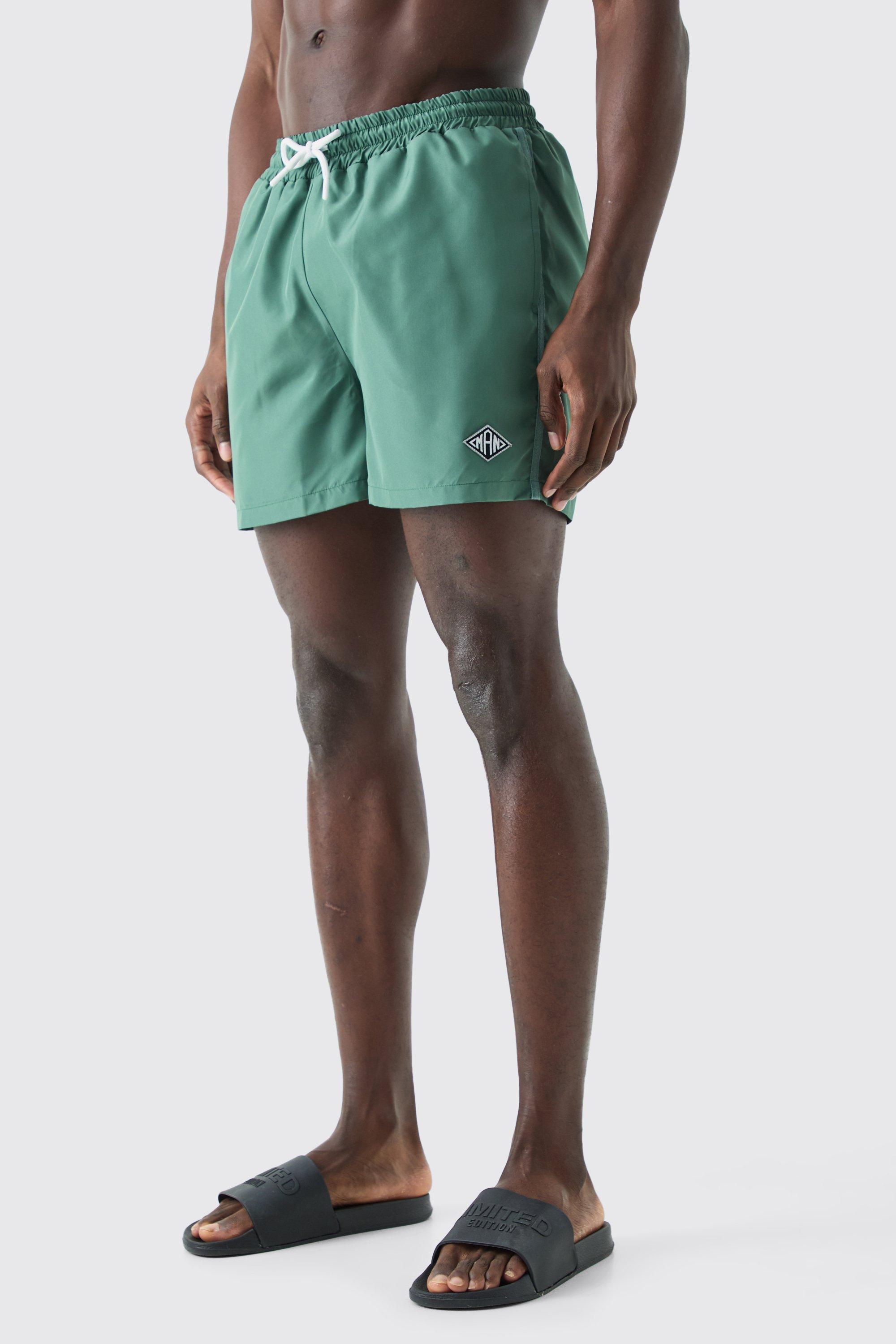 Image of Costume a pantaloncino corto Man con cordoncino, Verde