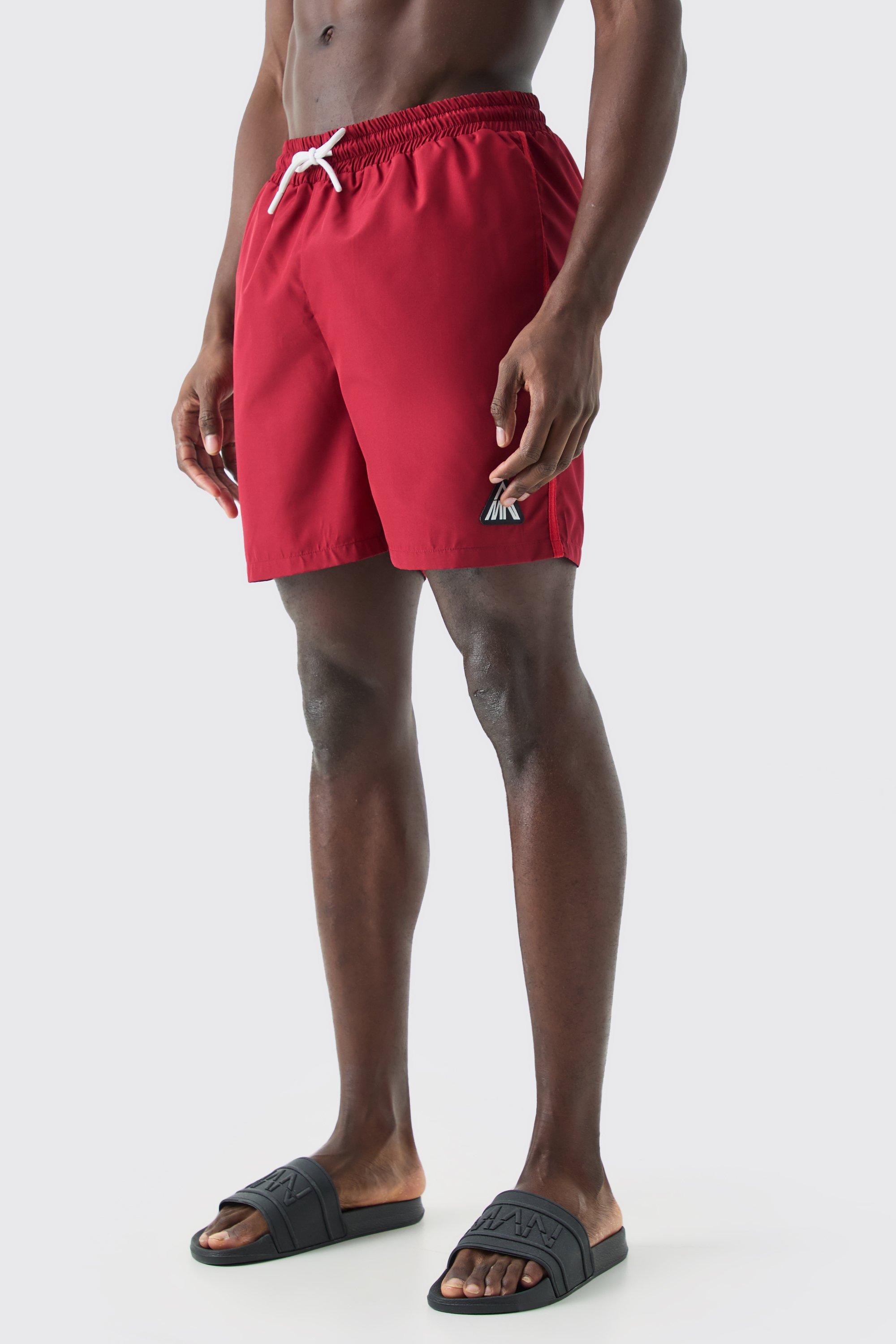 Image of Costume a pantaloncino medio Man a triangolo con cordoncino, Rosso