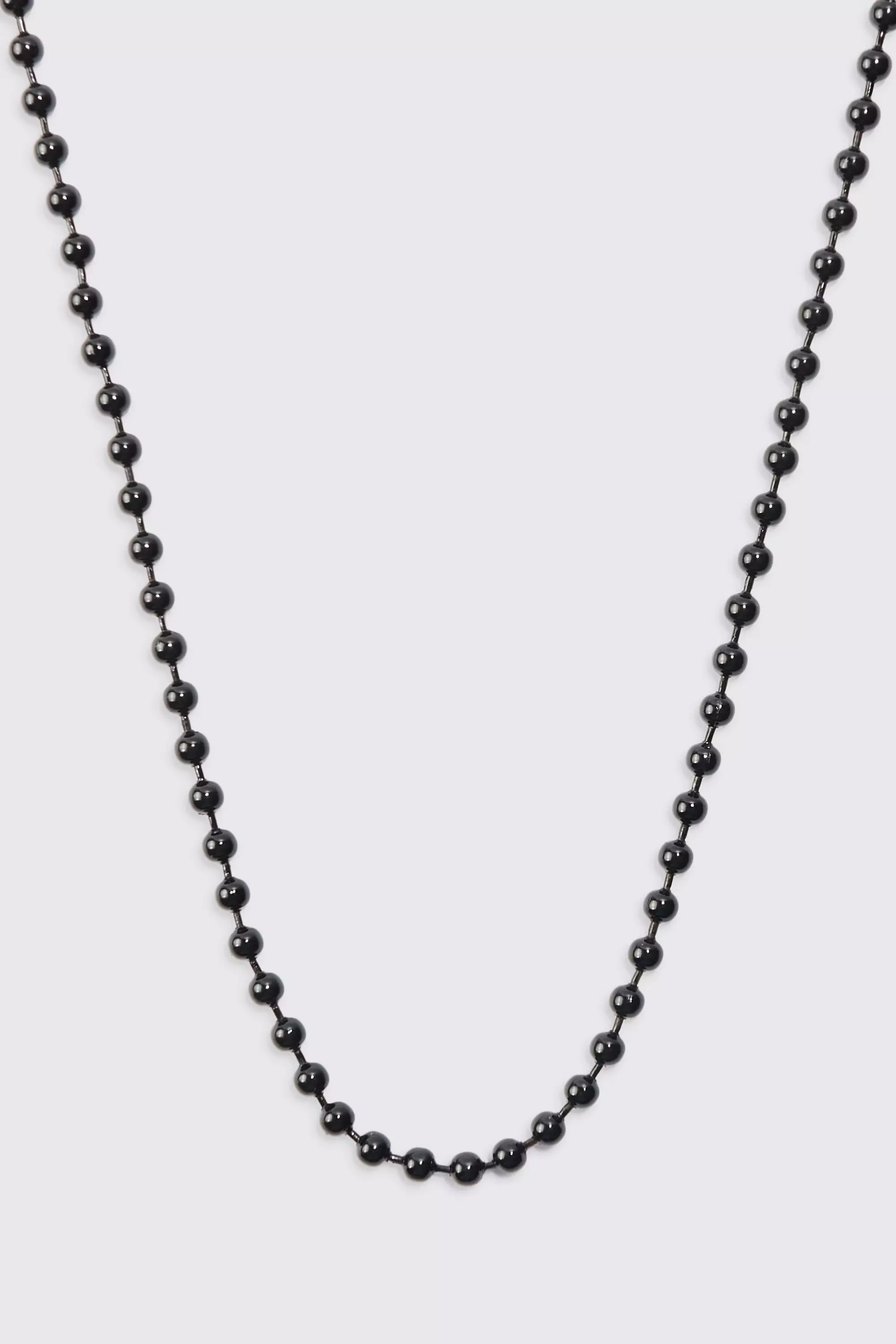 Black metal deals chain necklace