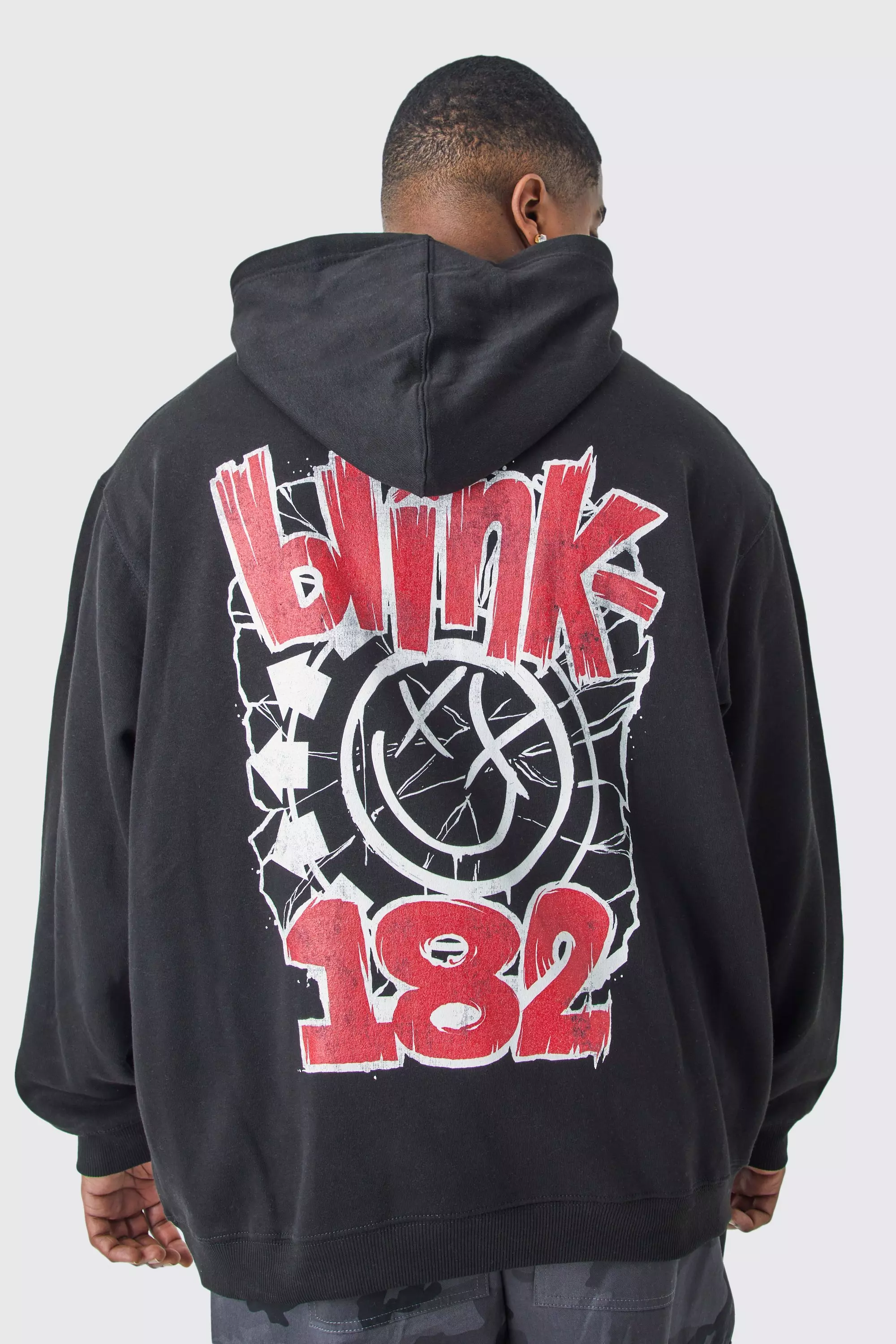 Blink 182 best sale zip up hoodie